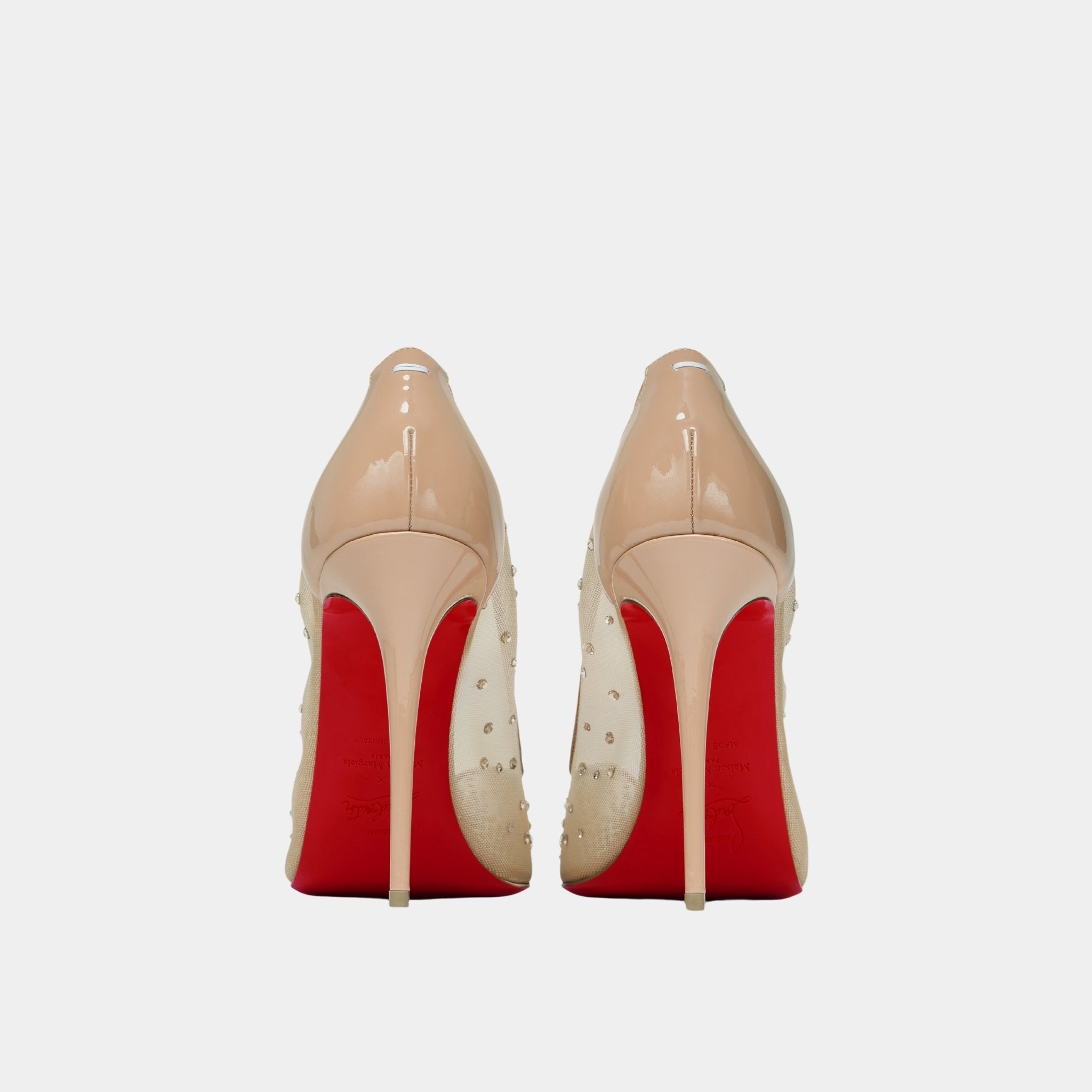 Bridiela Una Strass Pump Mesh with Calf Leather