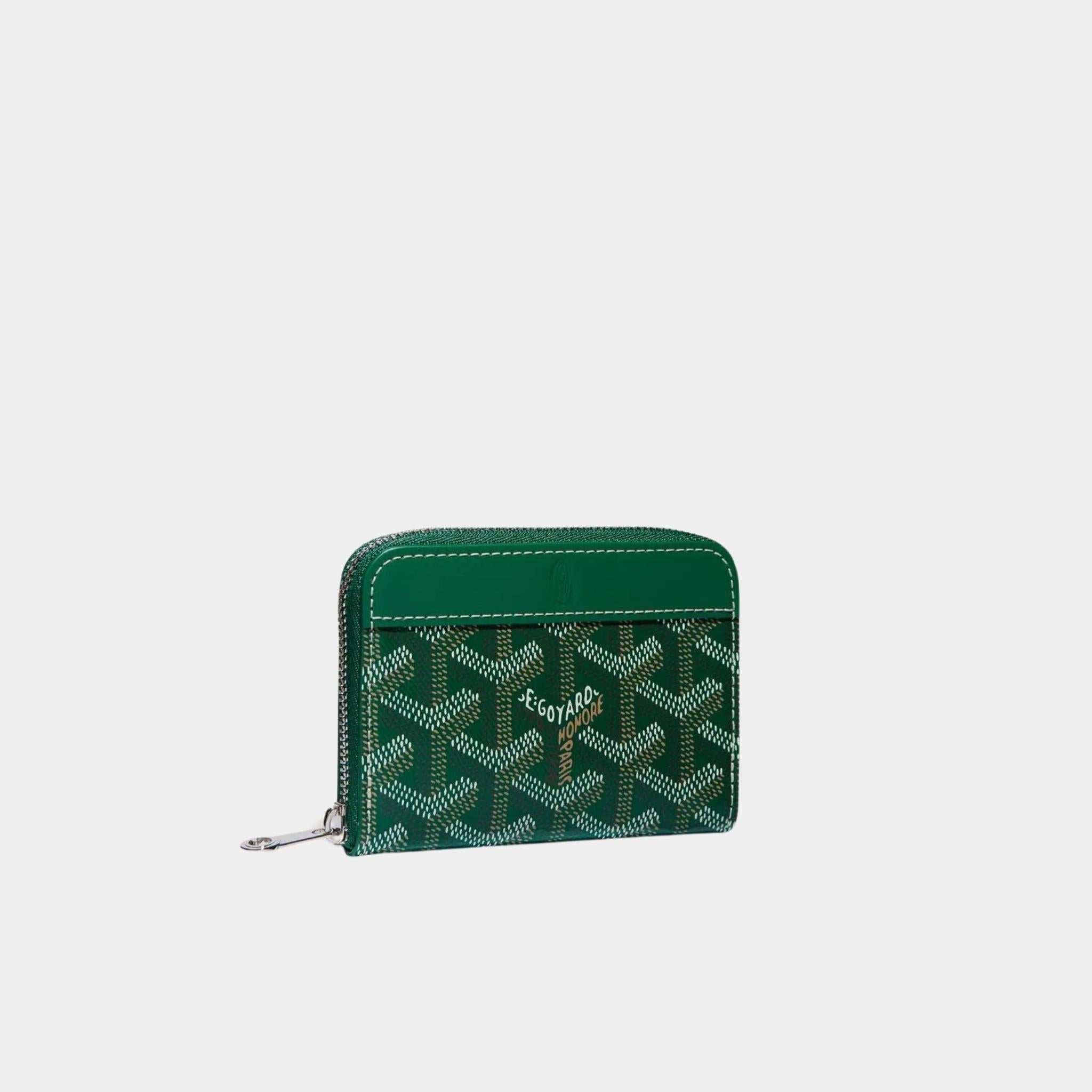 Goyard Matignon Mini Wallet, Green