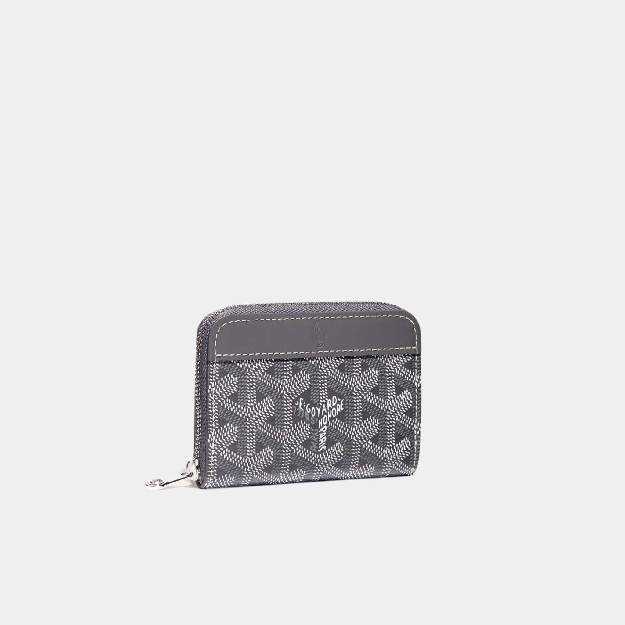Goyard Matignon Mini Wallet, Grey