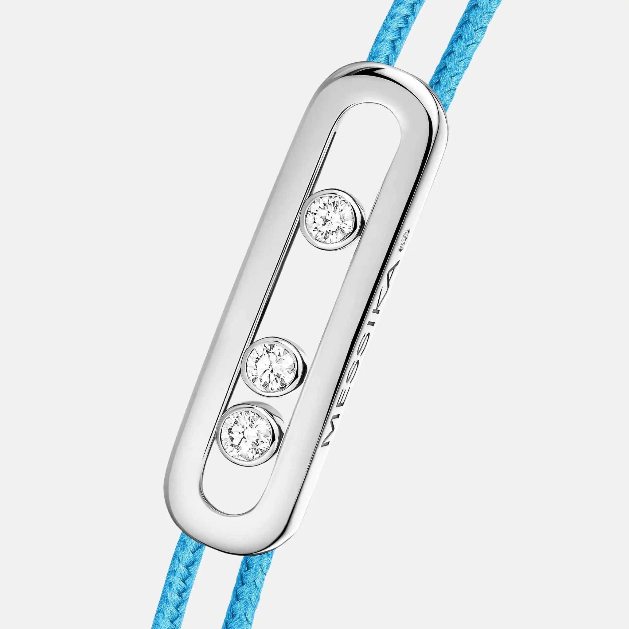 Cares Cord White Gold Diamond Bracelet