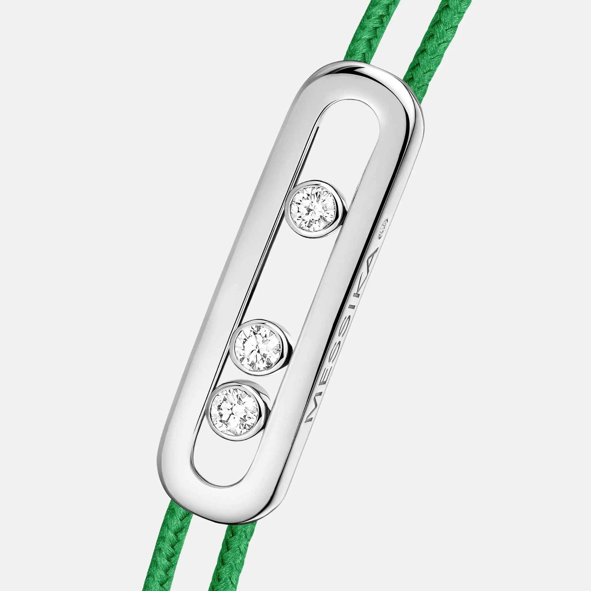 Cares Cord White Gold Diamond Bracelet