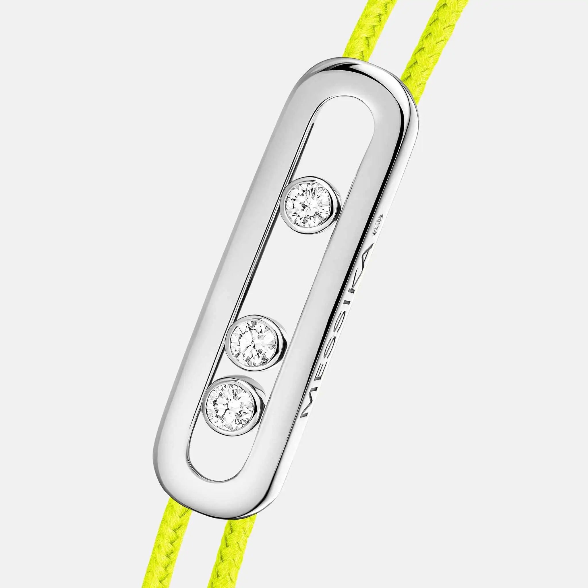 Cares Cord White Gold Diamond Bracelet