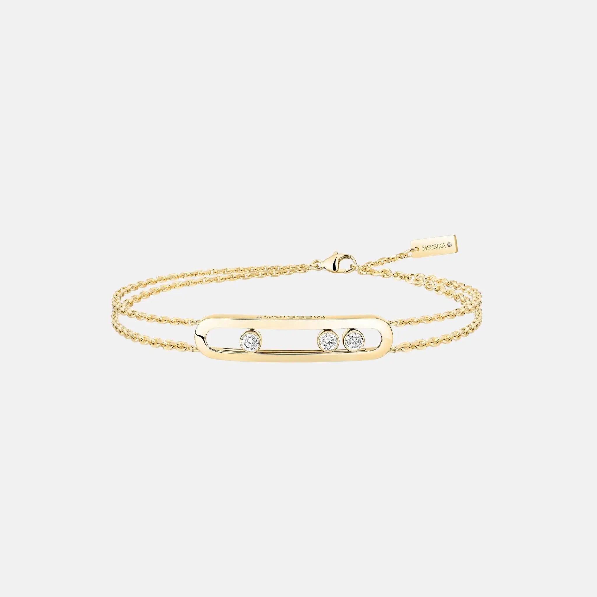 Messika Move Classique Gold Diamond Bracelet, Yellow Gold