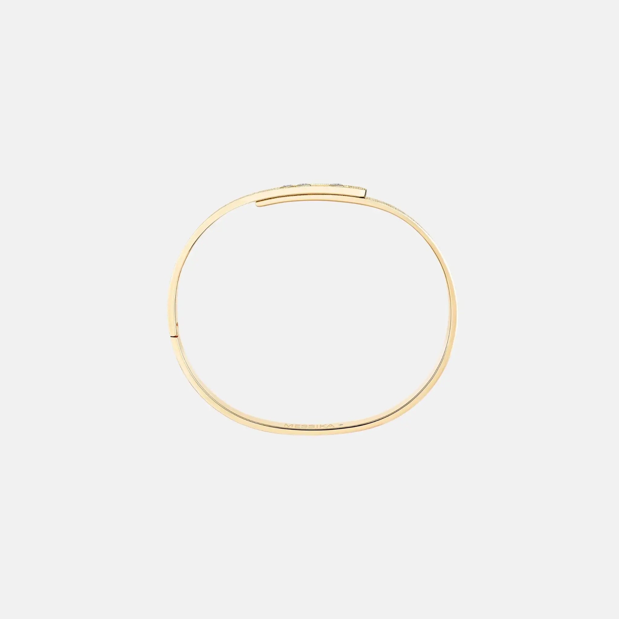 Move Noa Cisele Bangle Large Gold Diamond Bracelet