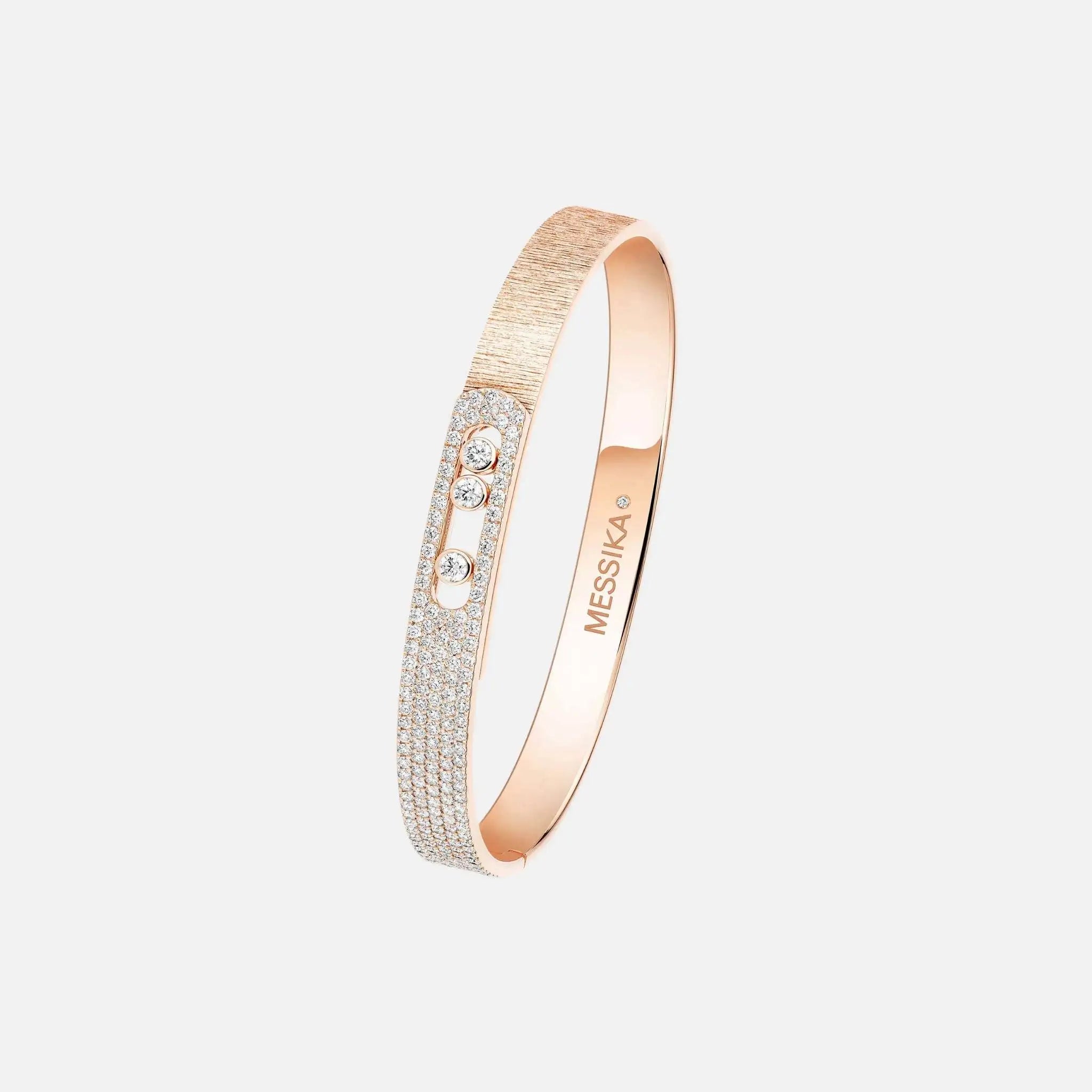 Move Noa Cisele Semi Pave Bangle Diamond Bracelet