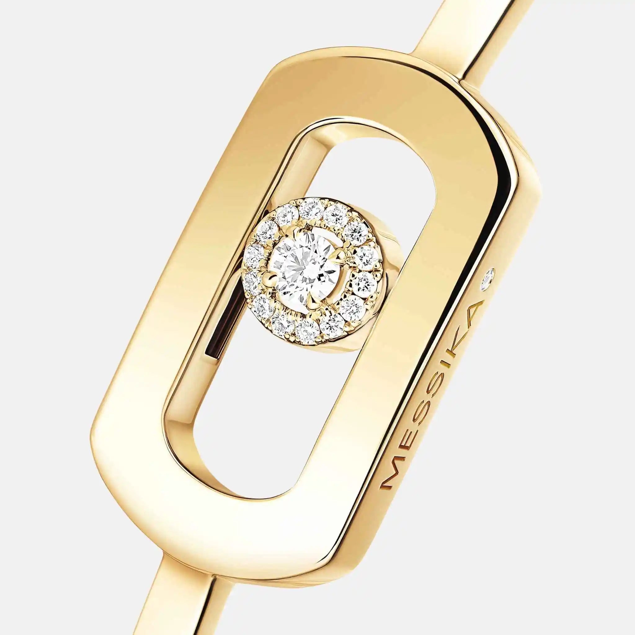 So Move Bangle Gold Diamond Bracelet