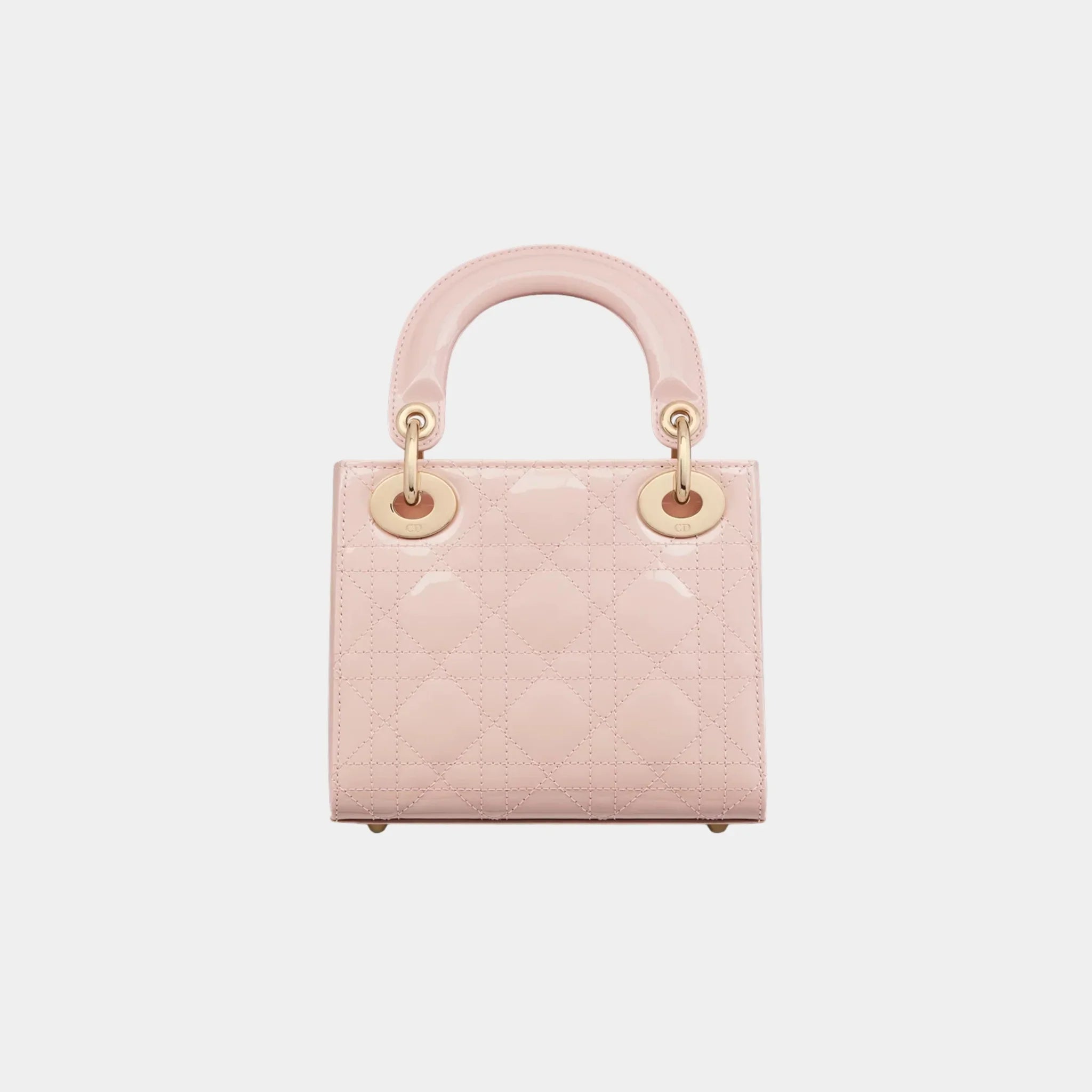 Mini Lady Dior Bag Patent Cannage Calfskin