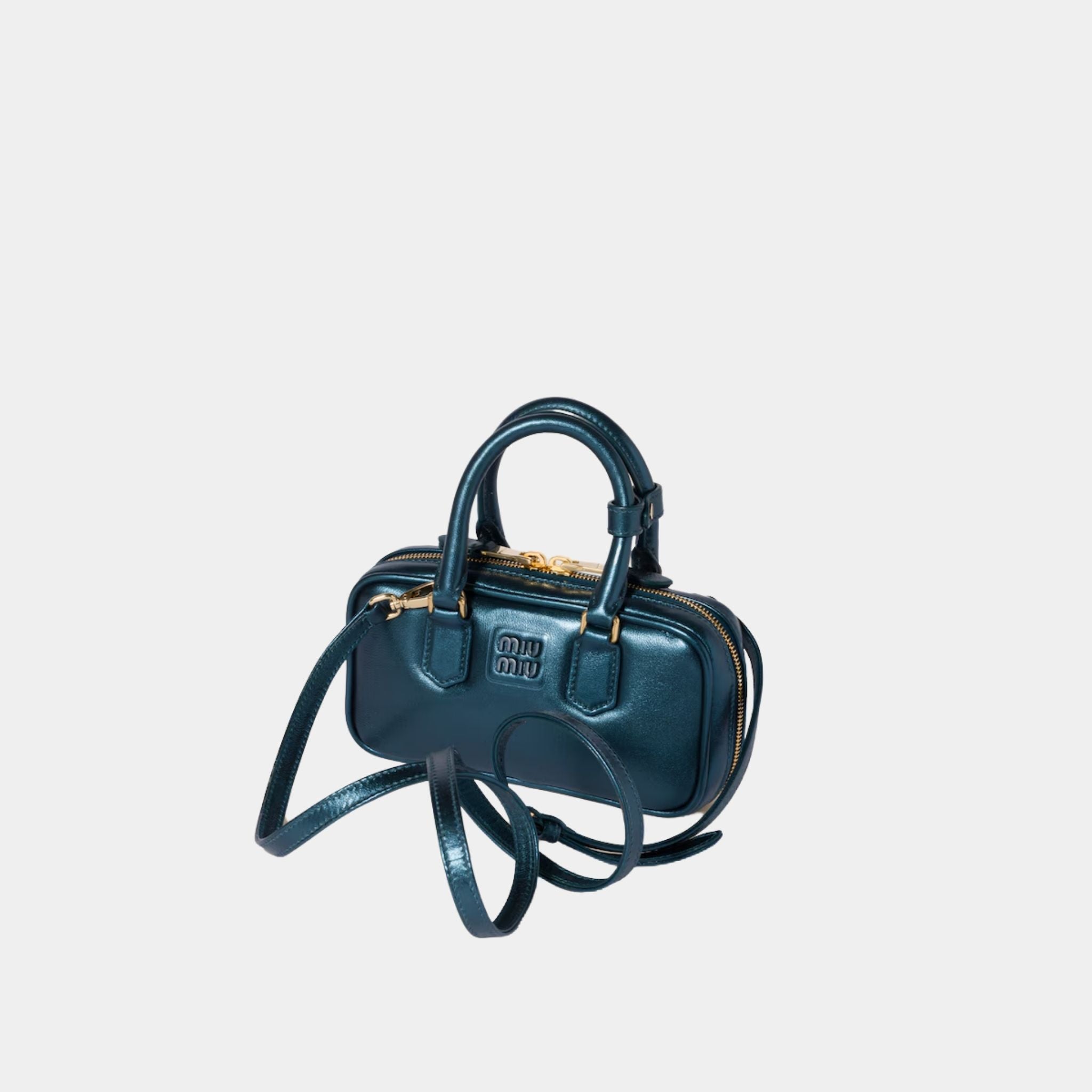 Arcadie Laminated Nappa Leather Mini Bag