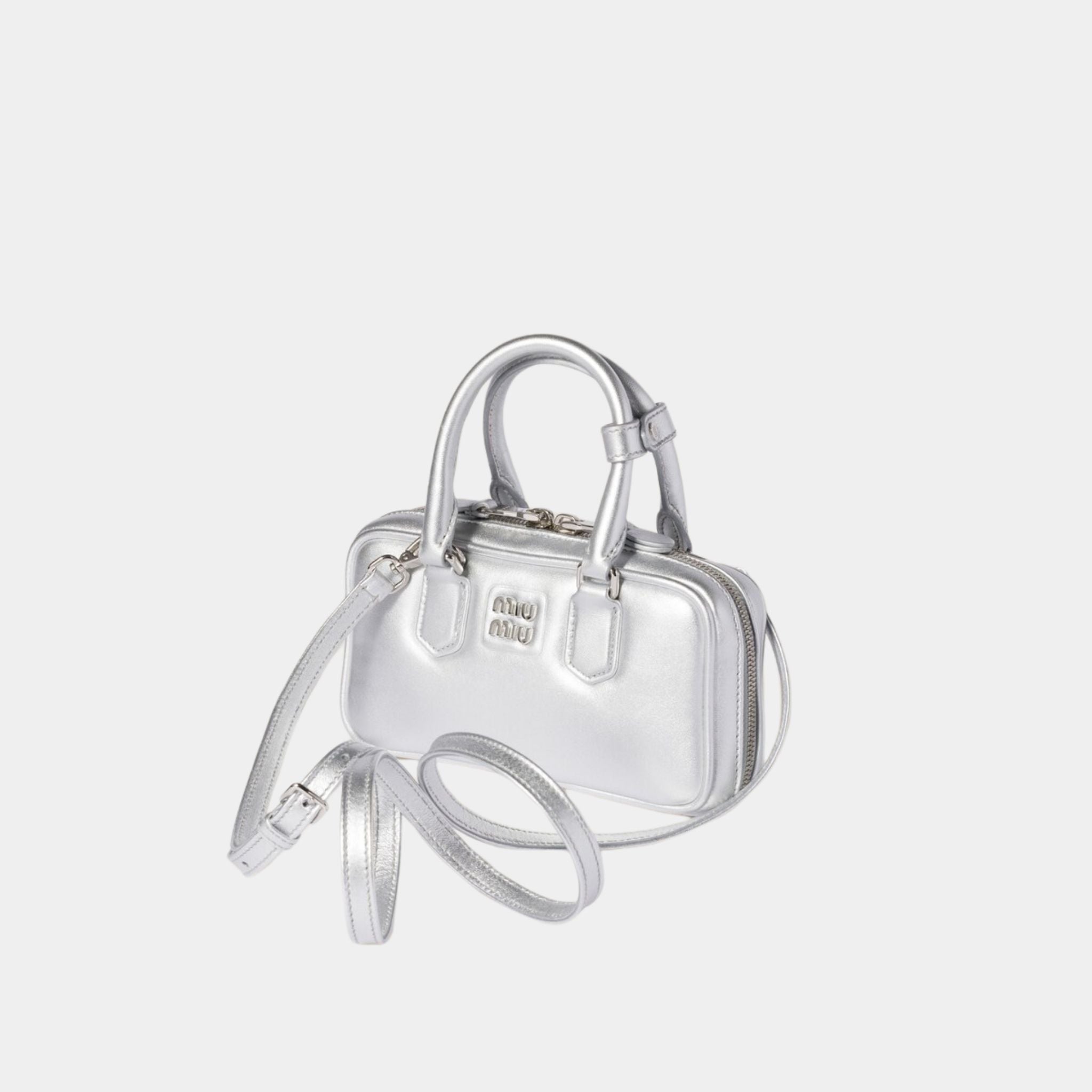 Arcadie Laminated Nappa Leather Mini Bag