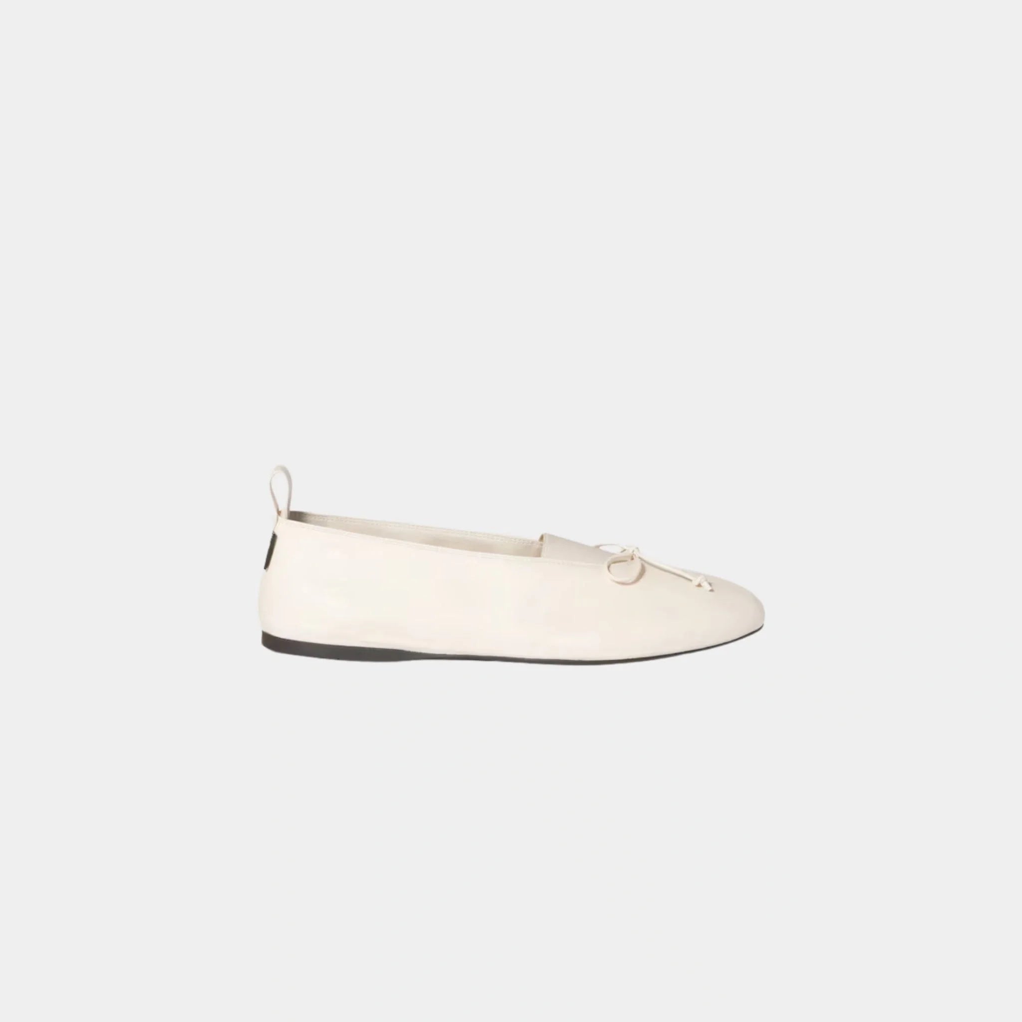 Elan Nappa Leather Ballerinas in Lambskin
