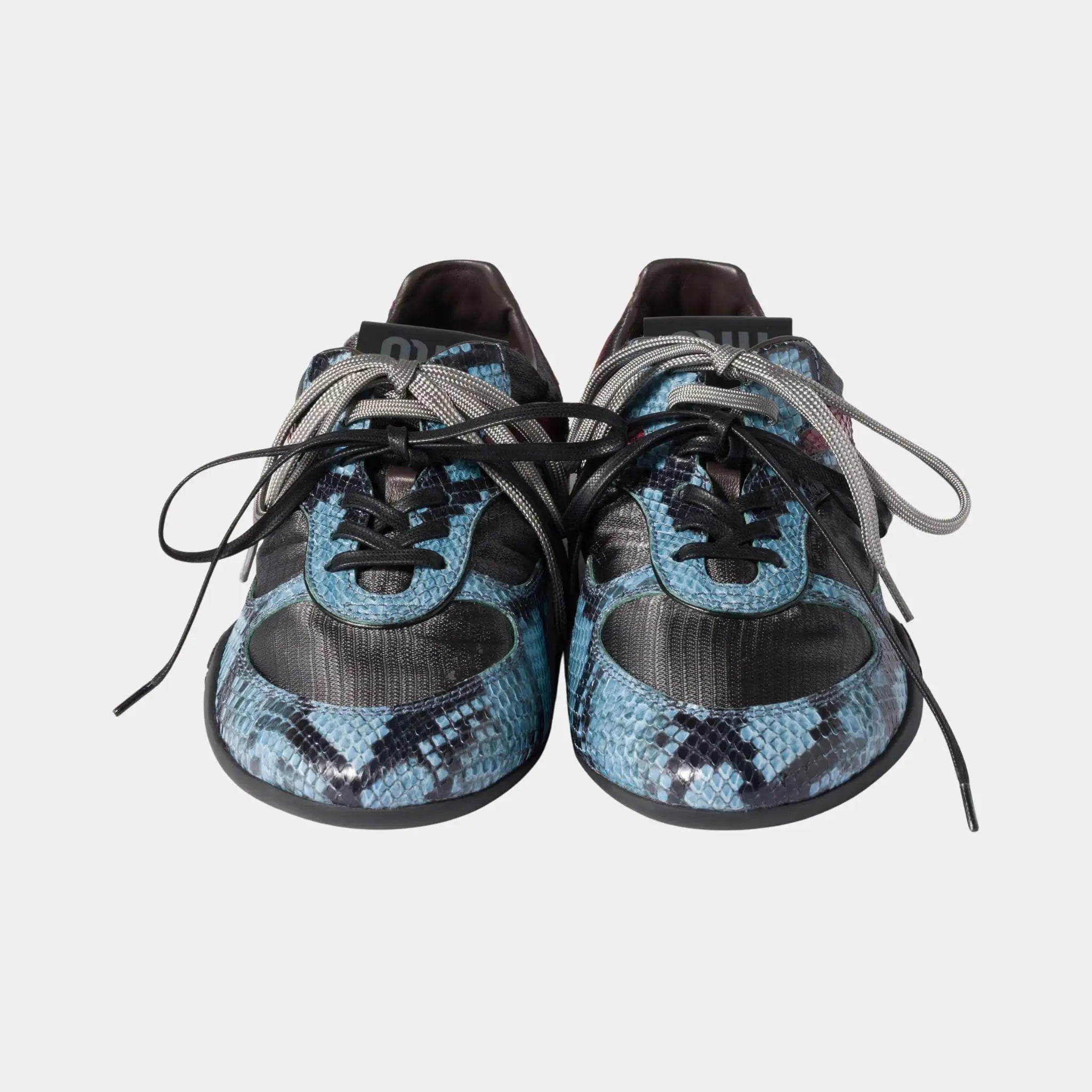 Gymnasium Technical Fabric and Python-print Ayers Sneakers