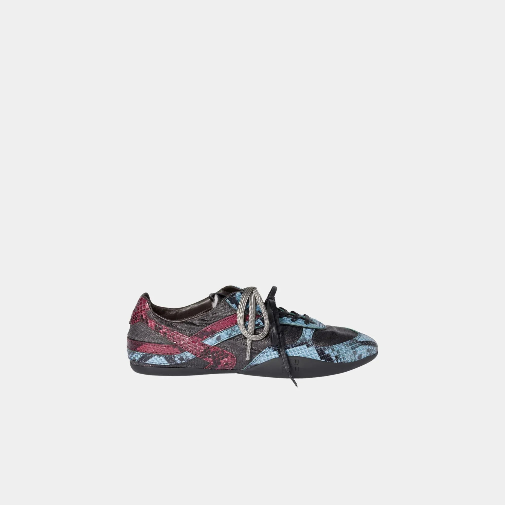 Gymnasium Technical Fabric and Python-print Ayers Sneakers