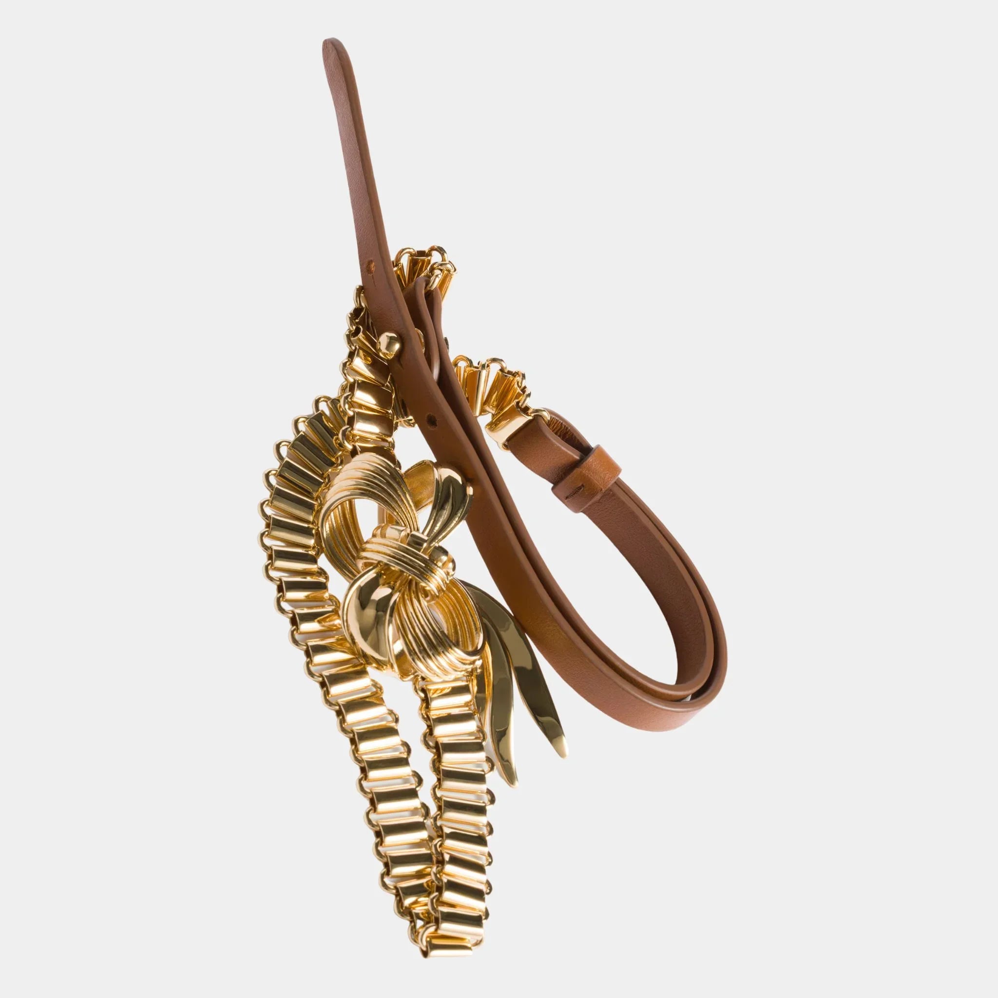 Metal and Leather Necklace