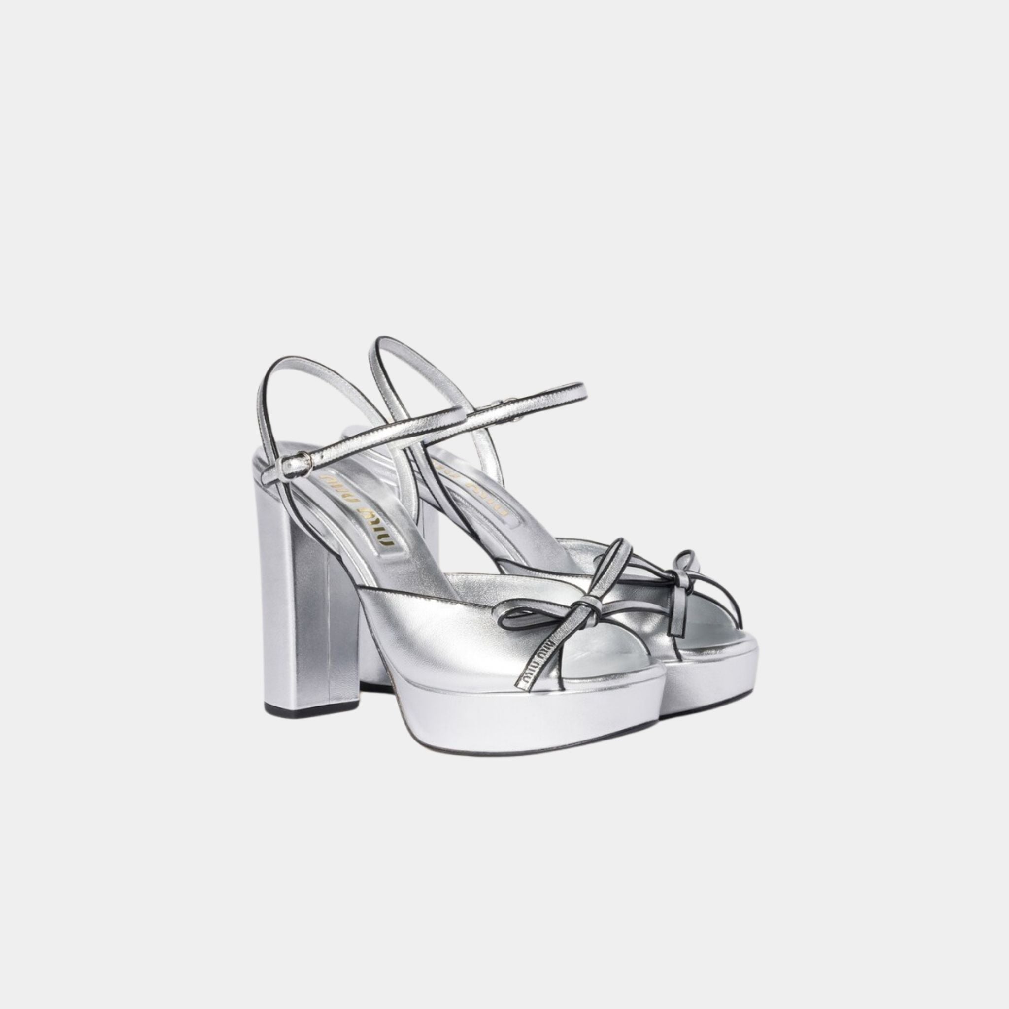 Mordoré Nappa Leather Platform Sandals