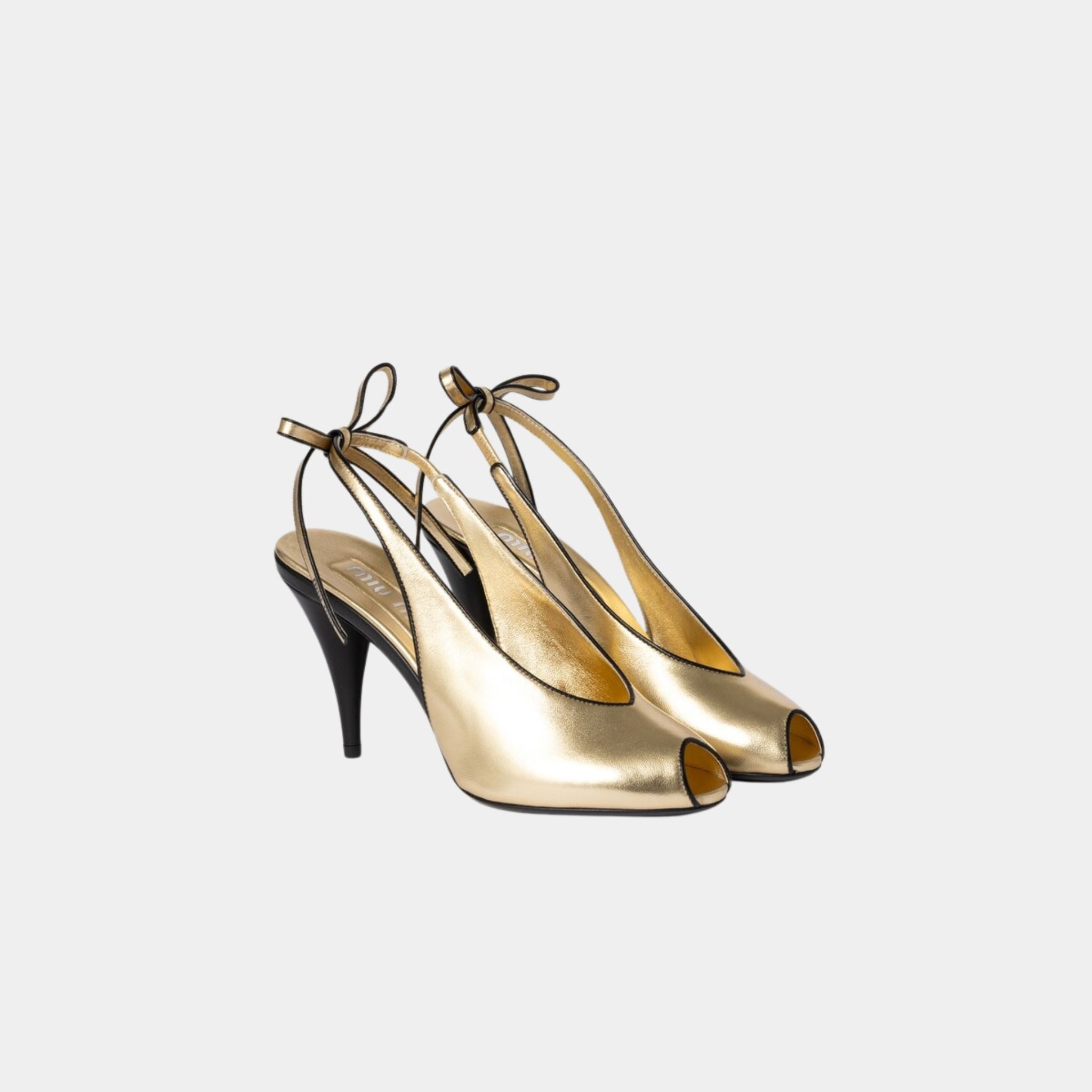 Mordoré Nappa Leather Slingbacks