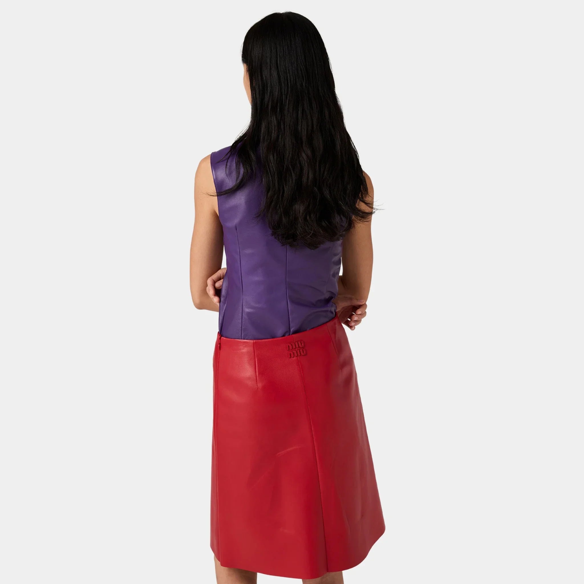 Nappa Leather Top with Buckle