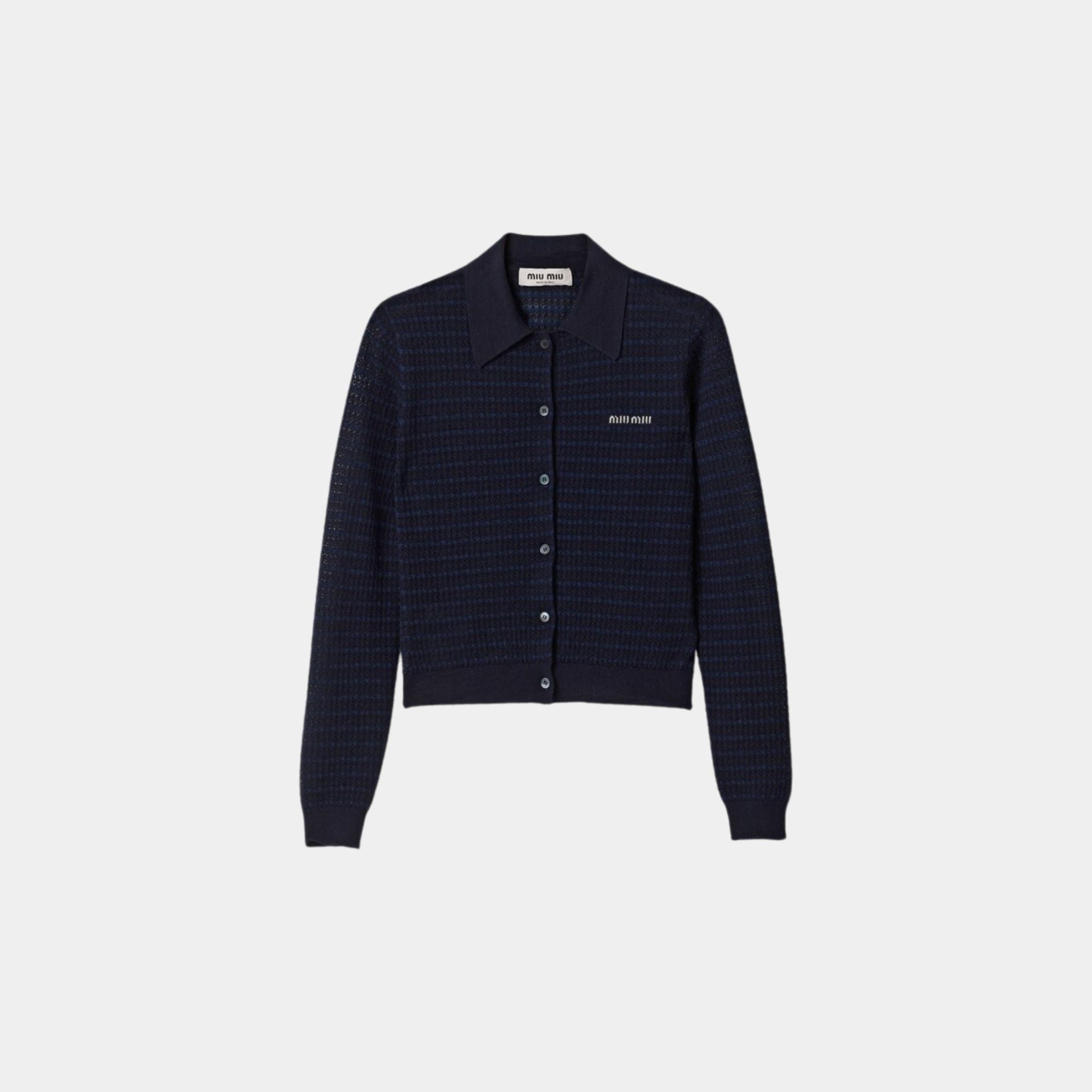 Openwork Cashmere Cardigan