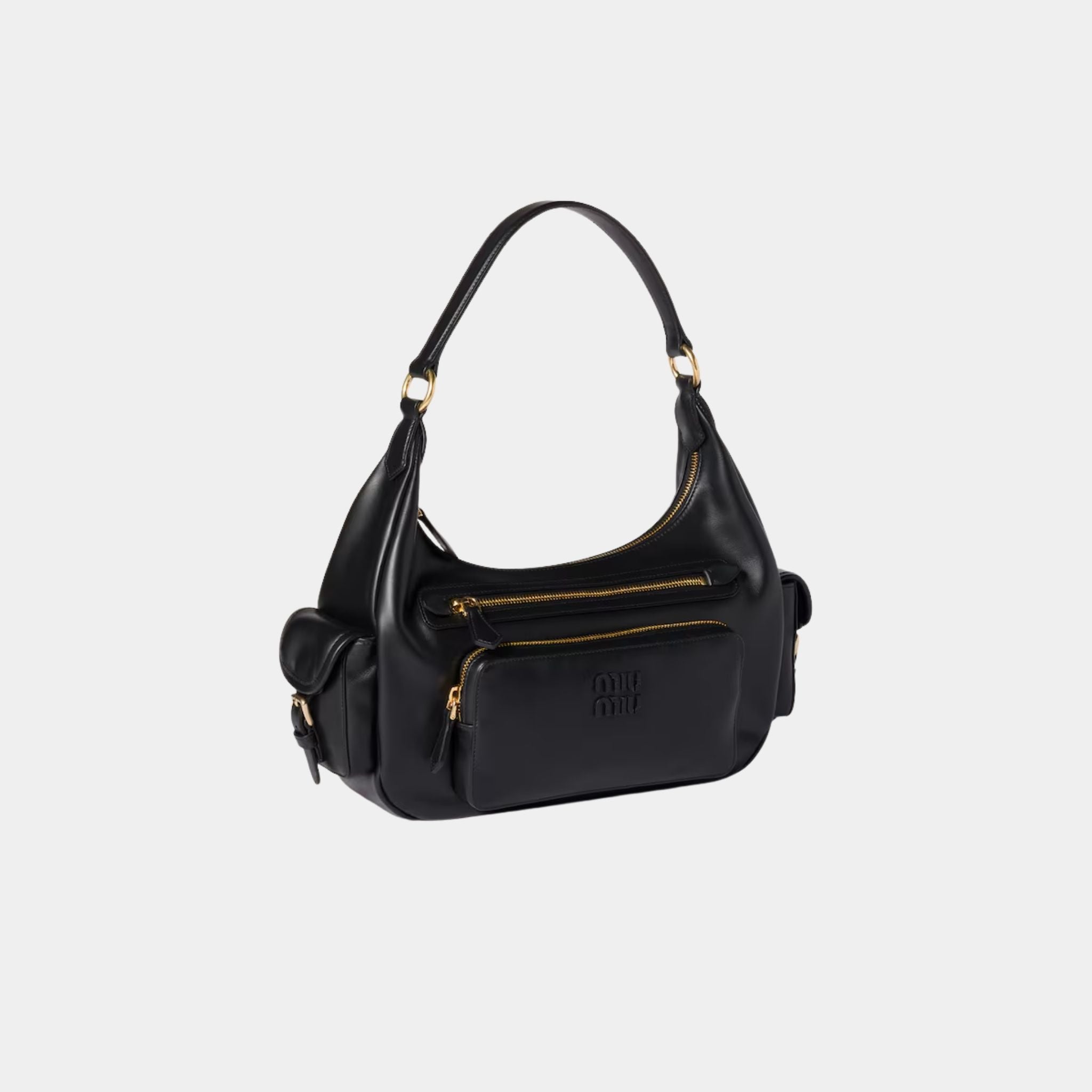 Pocket Calfskin Leather Bag