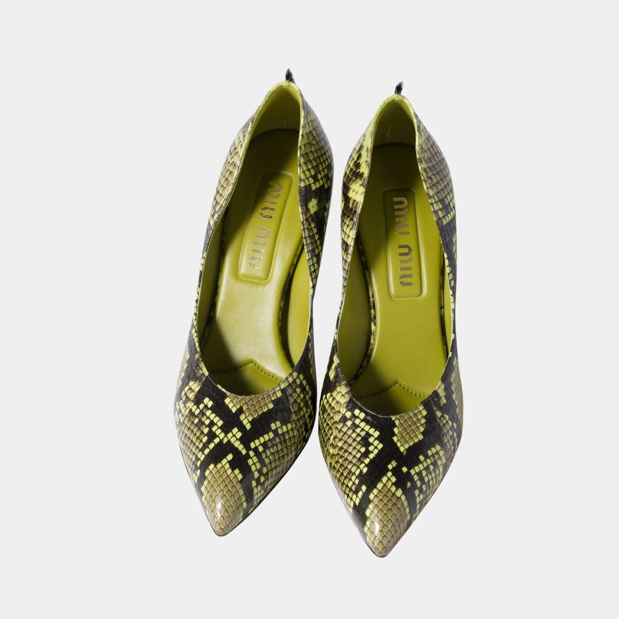 Python-print Ayers Leather Pumps