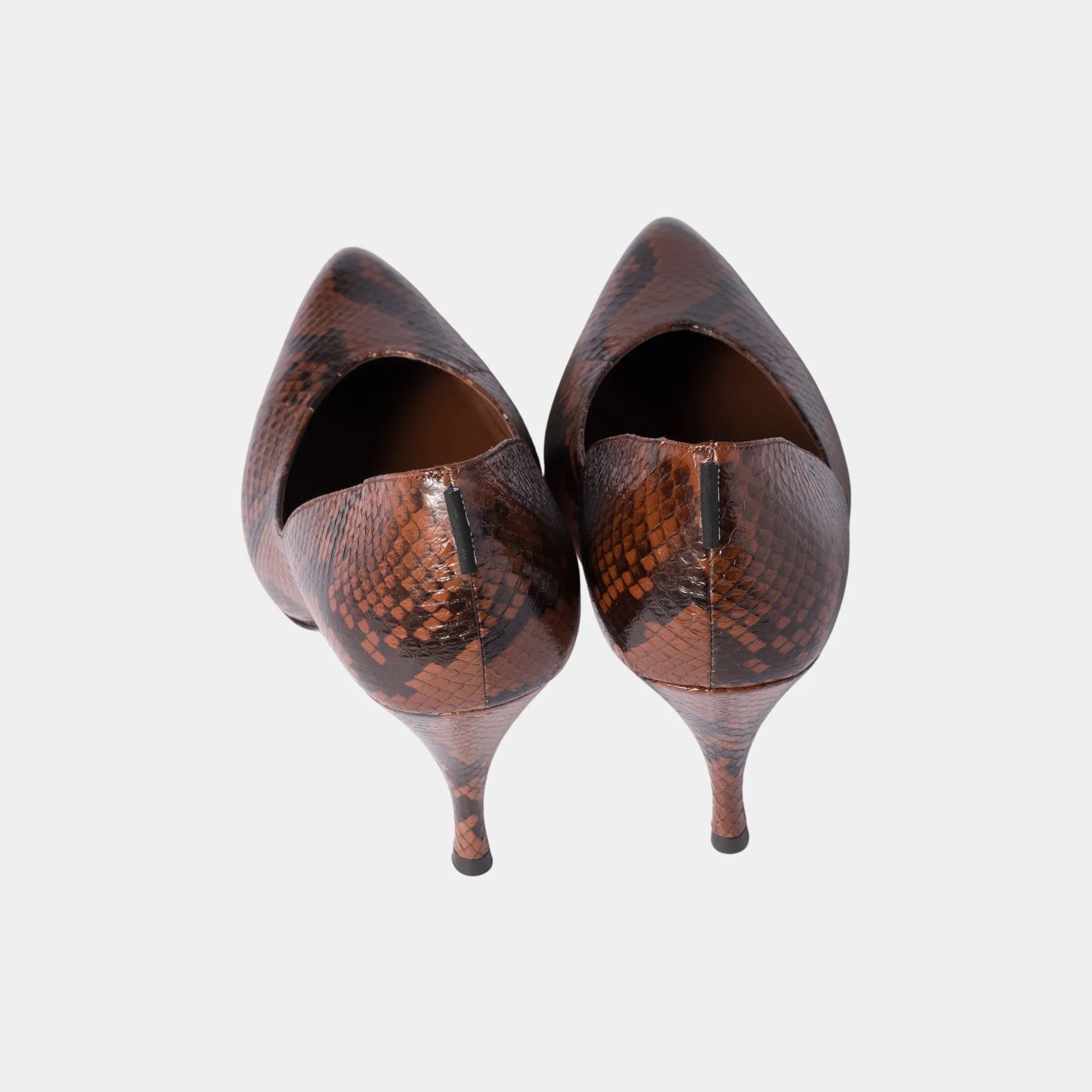 Python-print Ayers Leather Pumps