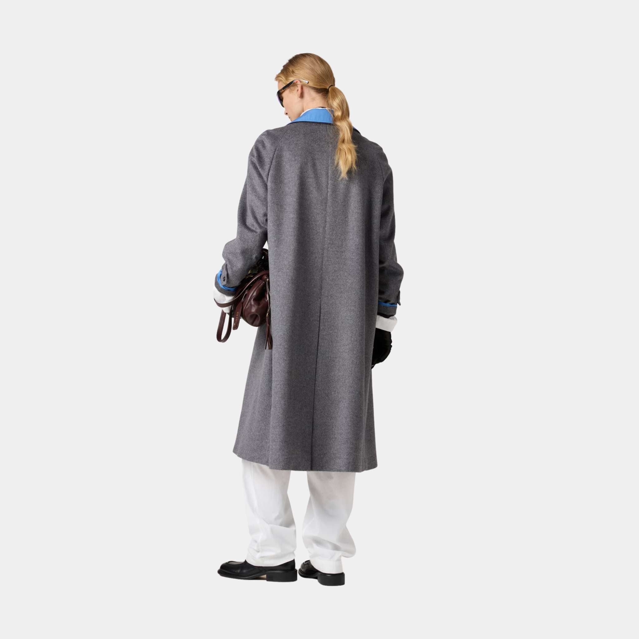 Single Breasted Velour Coat