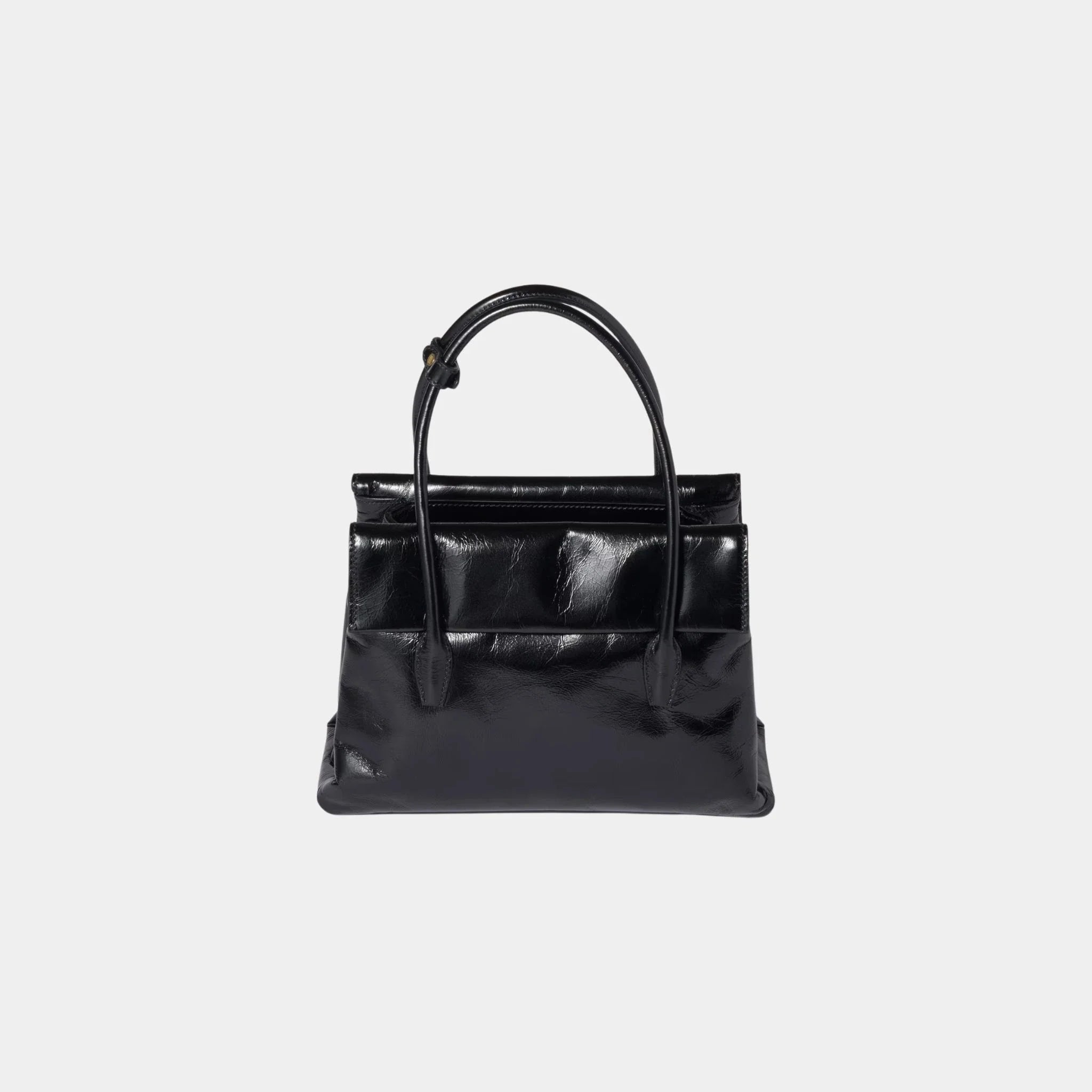 Solitaire Shiny Leather Bag
