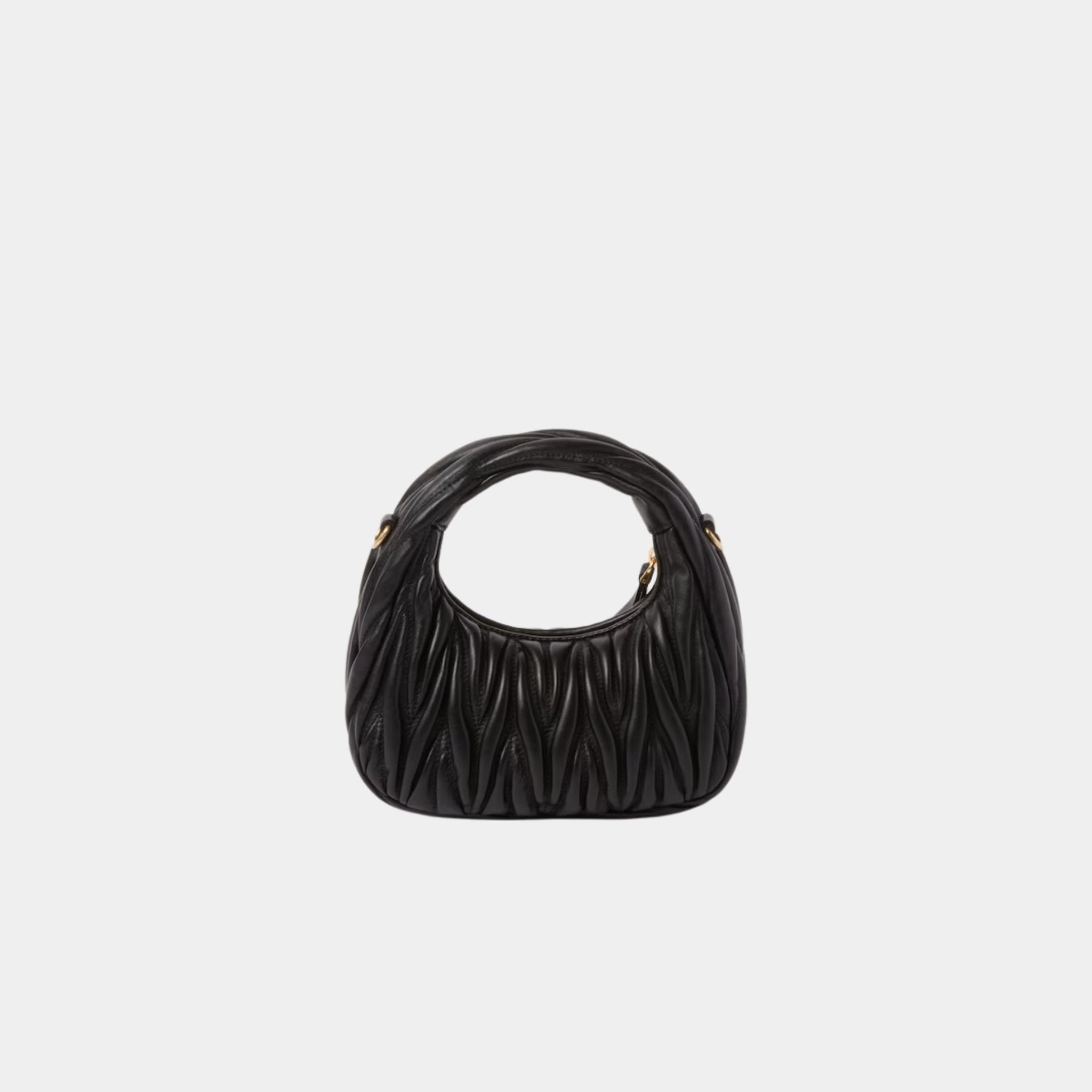 Wander Matelasse Nappa Leather Hobo Mini Bag