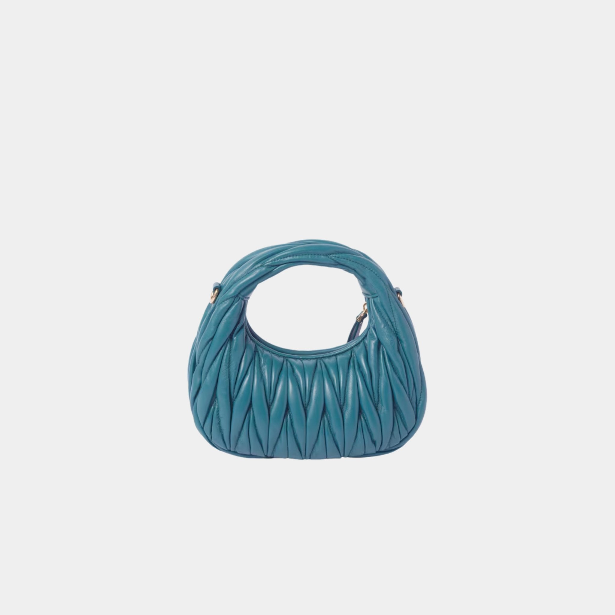 Wander Matelasse Nappa Leather Hobo Mini Bag