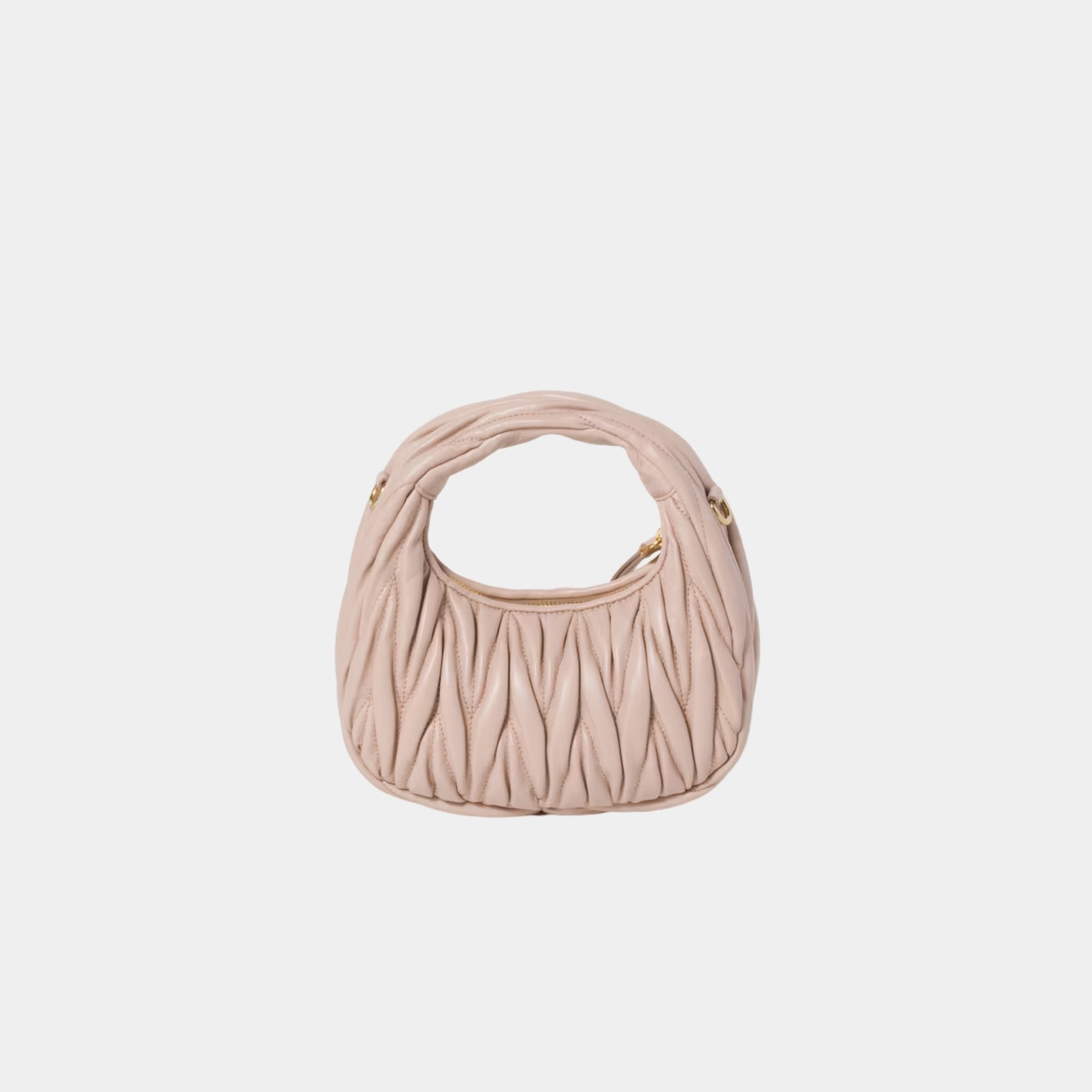 Wander Matelasse Nappa Leather Hobo Mini Bag