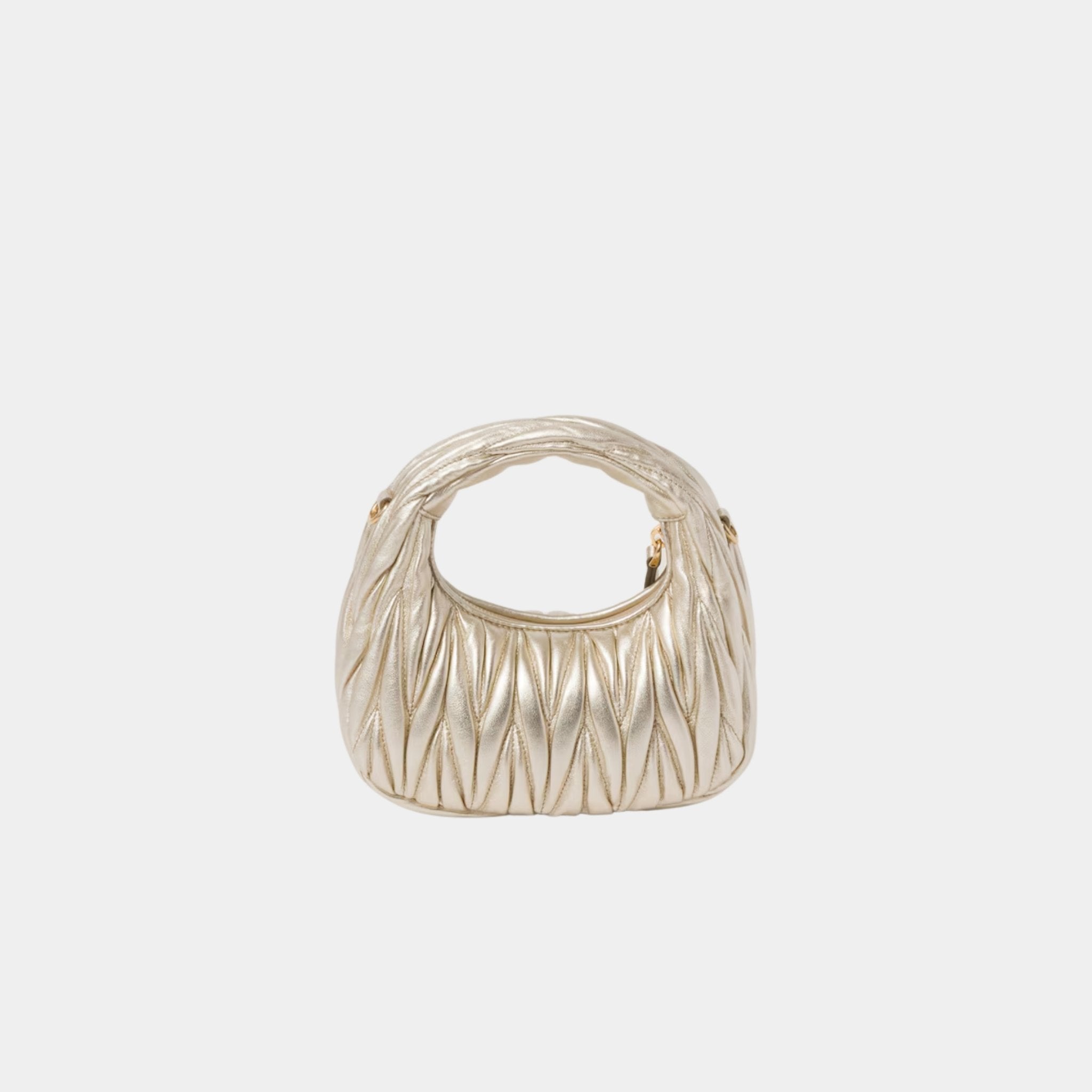 Wander Matelasse Nappa Leather Hobo Mini Bag