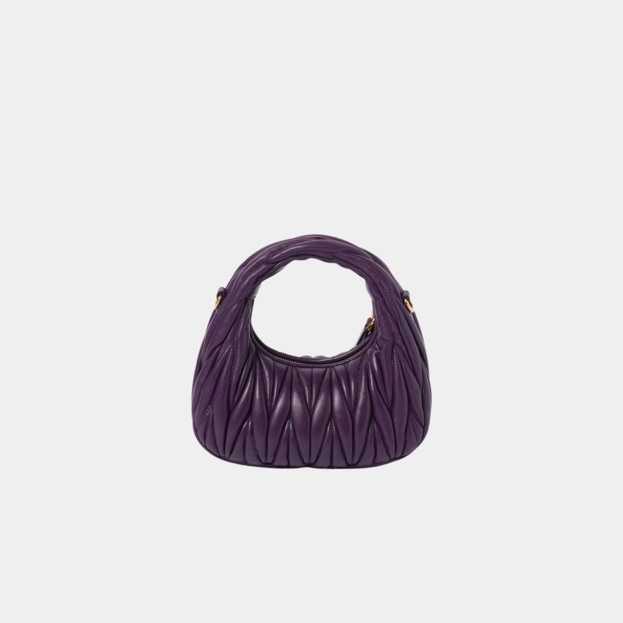 Wander Matelasse Nappa Leather Hobo Mini Bag