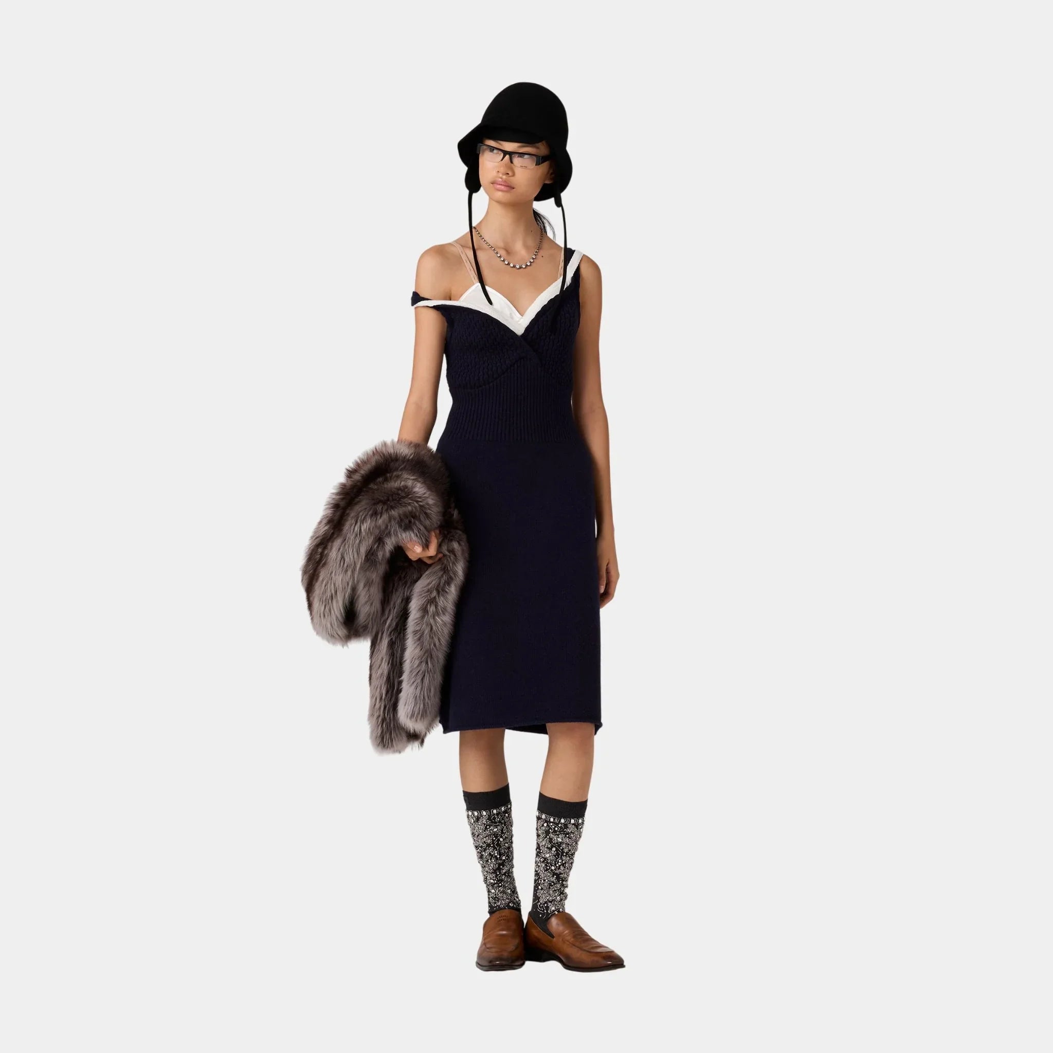 Wool Knit Tank Dress