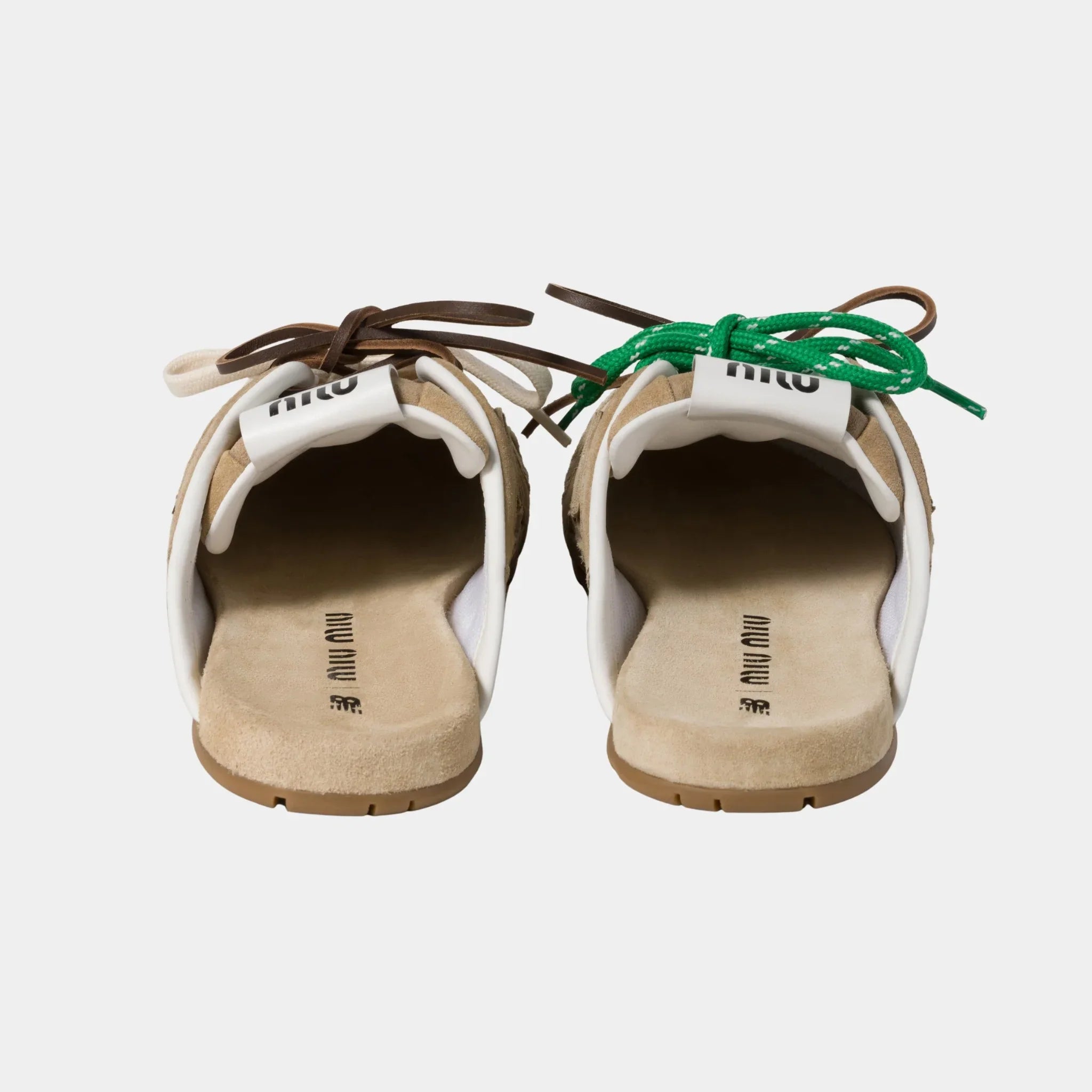 New Balance X Miu Miu 530 SL Faded Suede Mules