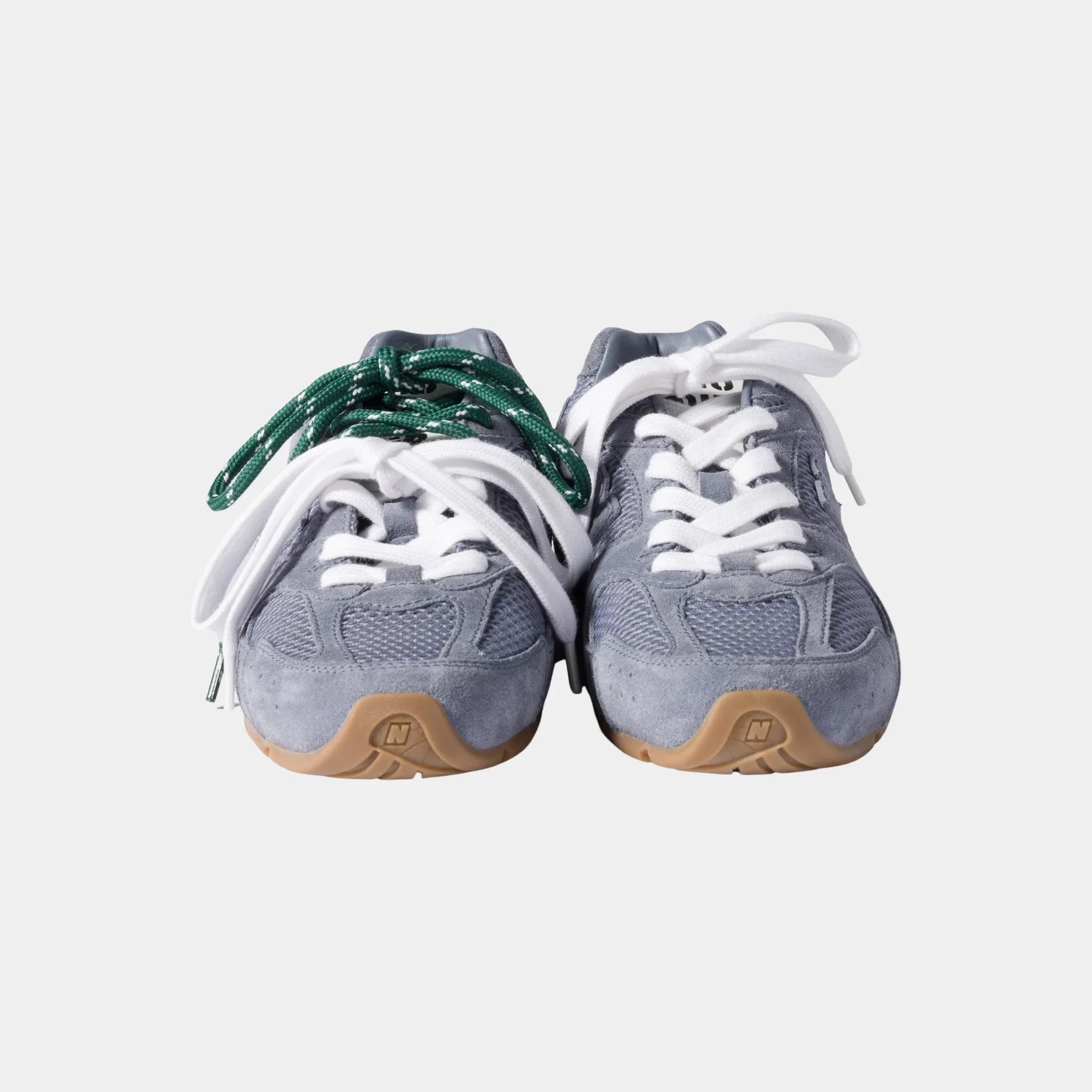 New Balance X Miu Miu 530 SL Suede and Mesh Sneakers