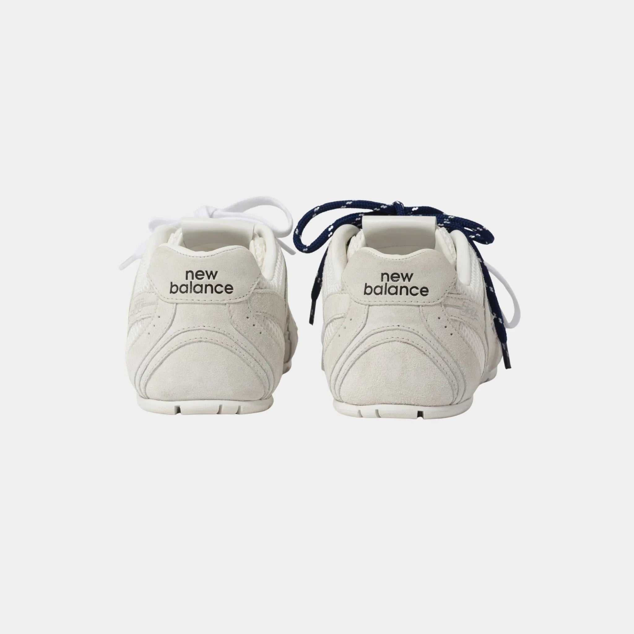 New Balance X Miu Miu 530 SL Suede and Mesh Sneakers