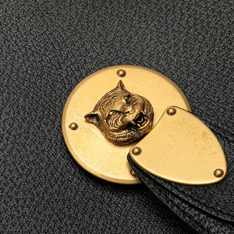 Gucci Cathead Leather Briefcase