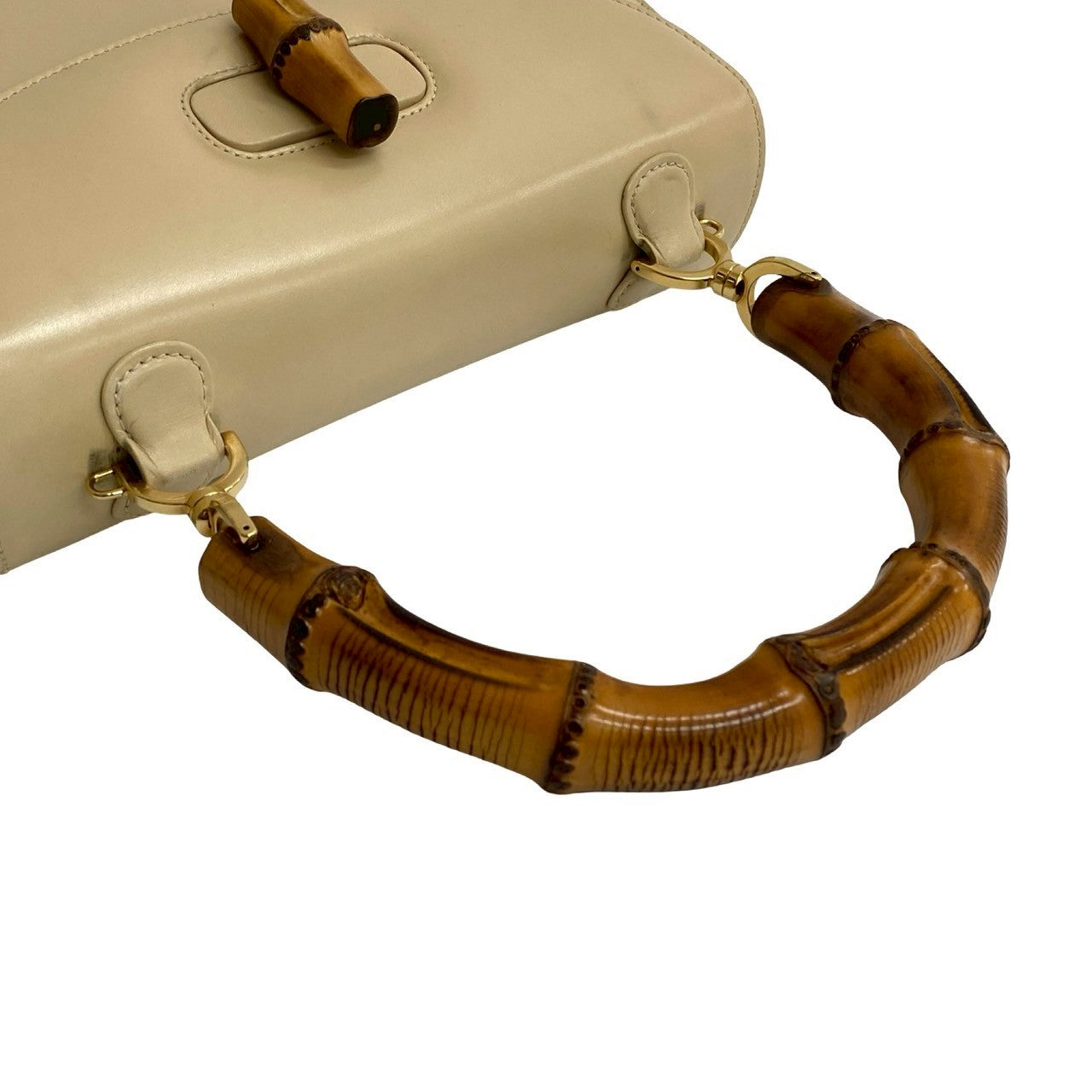Gucci Bamboo Leather Handbag