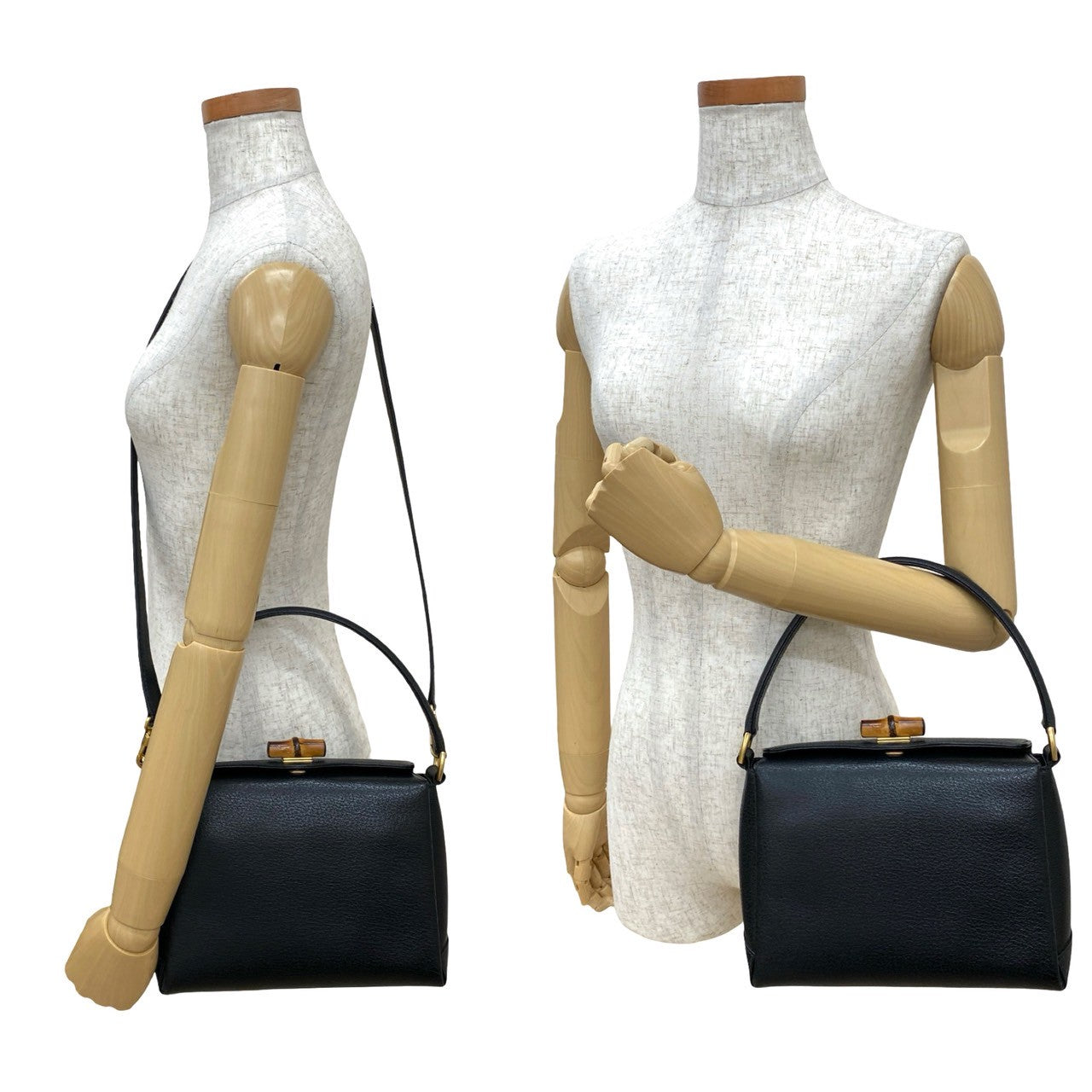 Gucci Bamboo Leather 2way Handbag