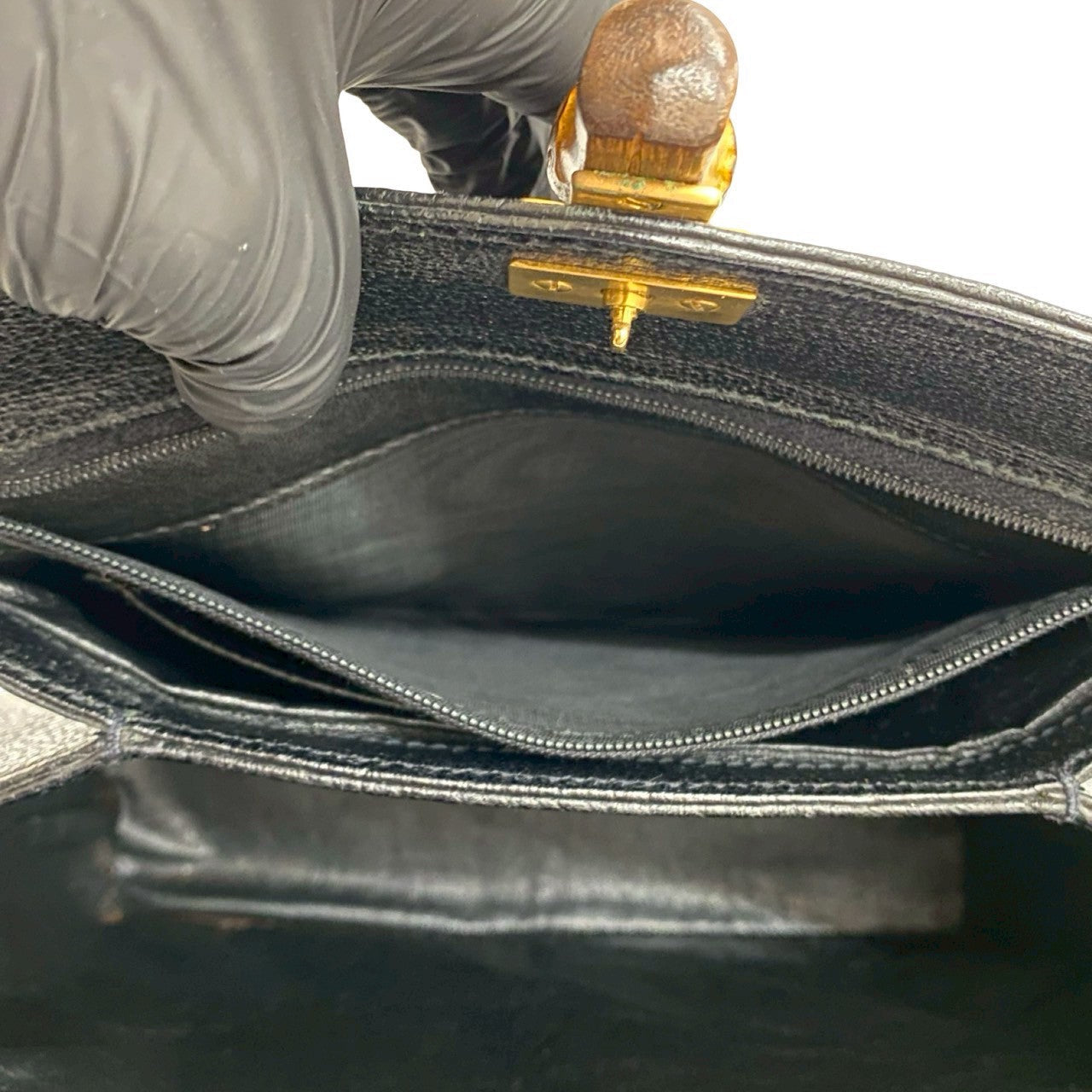 Gucci Bamboo Leather 2way Handbag