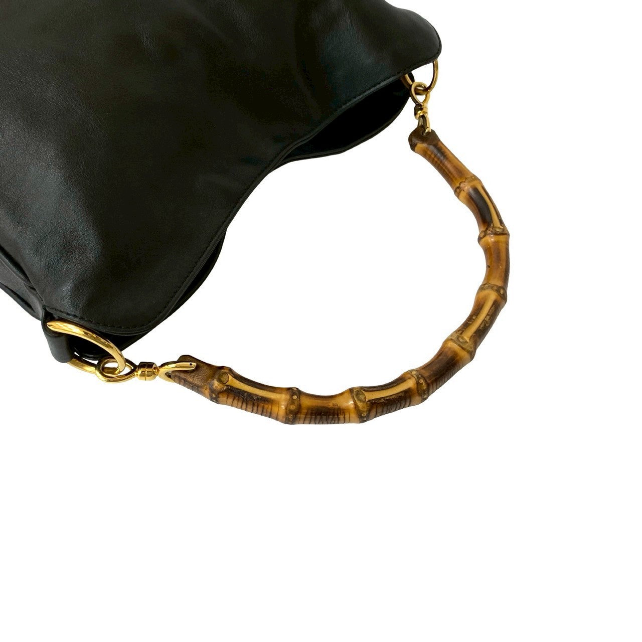 Gucci Bamboo Leather Handbag