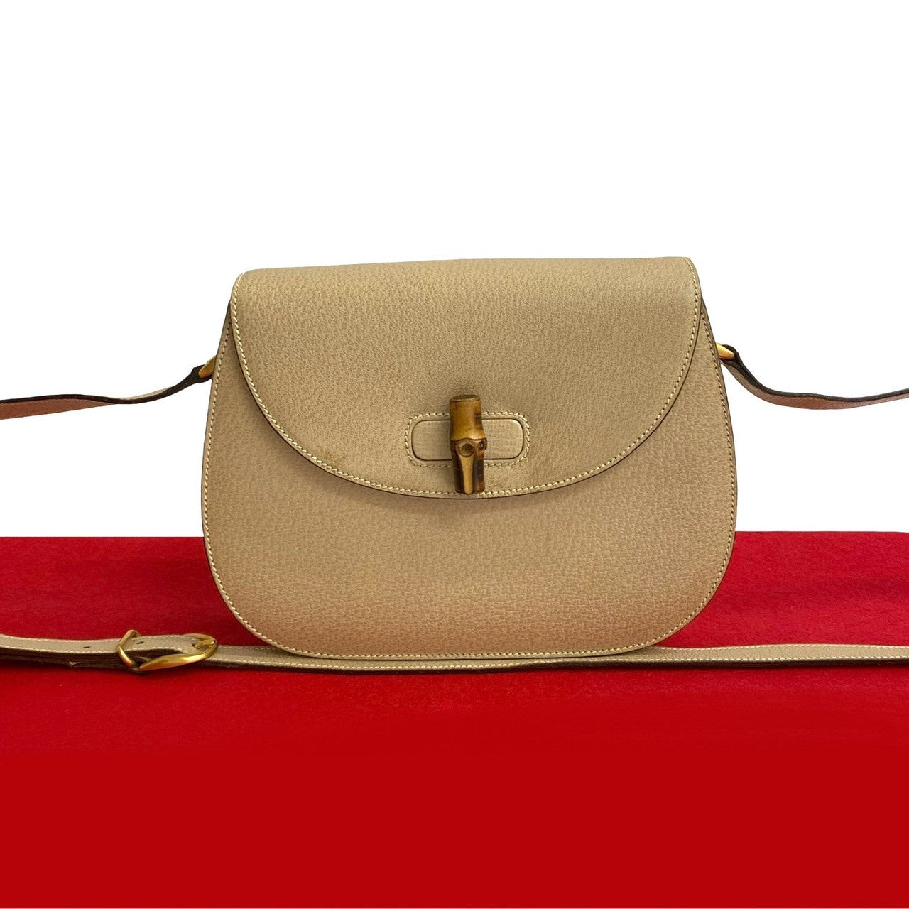 Gucci Bamboo Leather Shoulder Bag