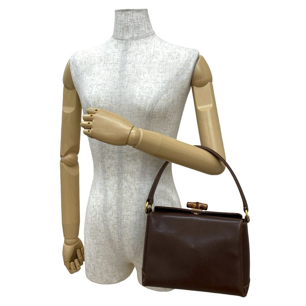 Gucci Bamboo Leather Handbag