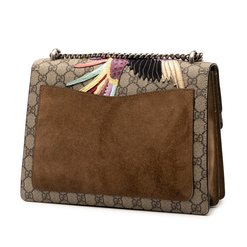 Gucci Dionysus GG Supreme Embroidery PVC 2way Bag