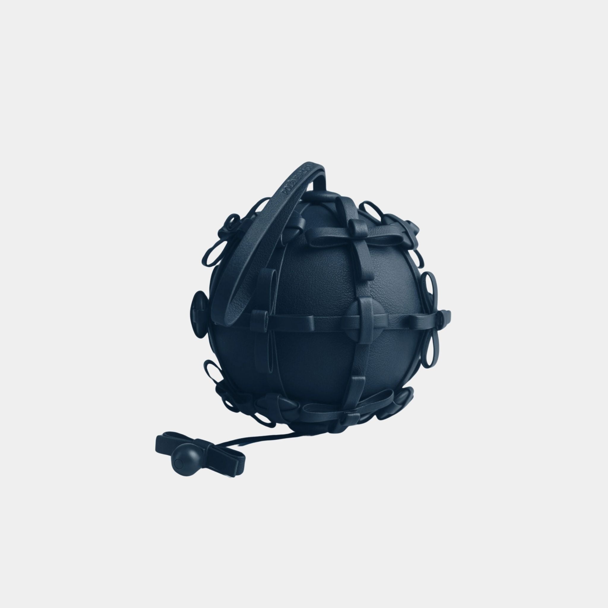 Button Bow Sphere Handbag
