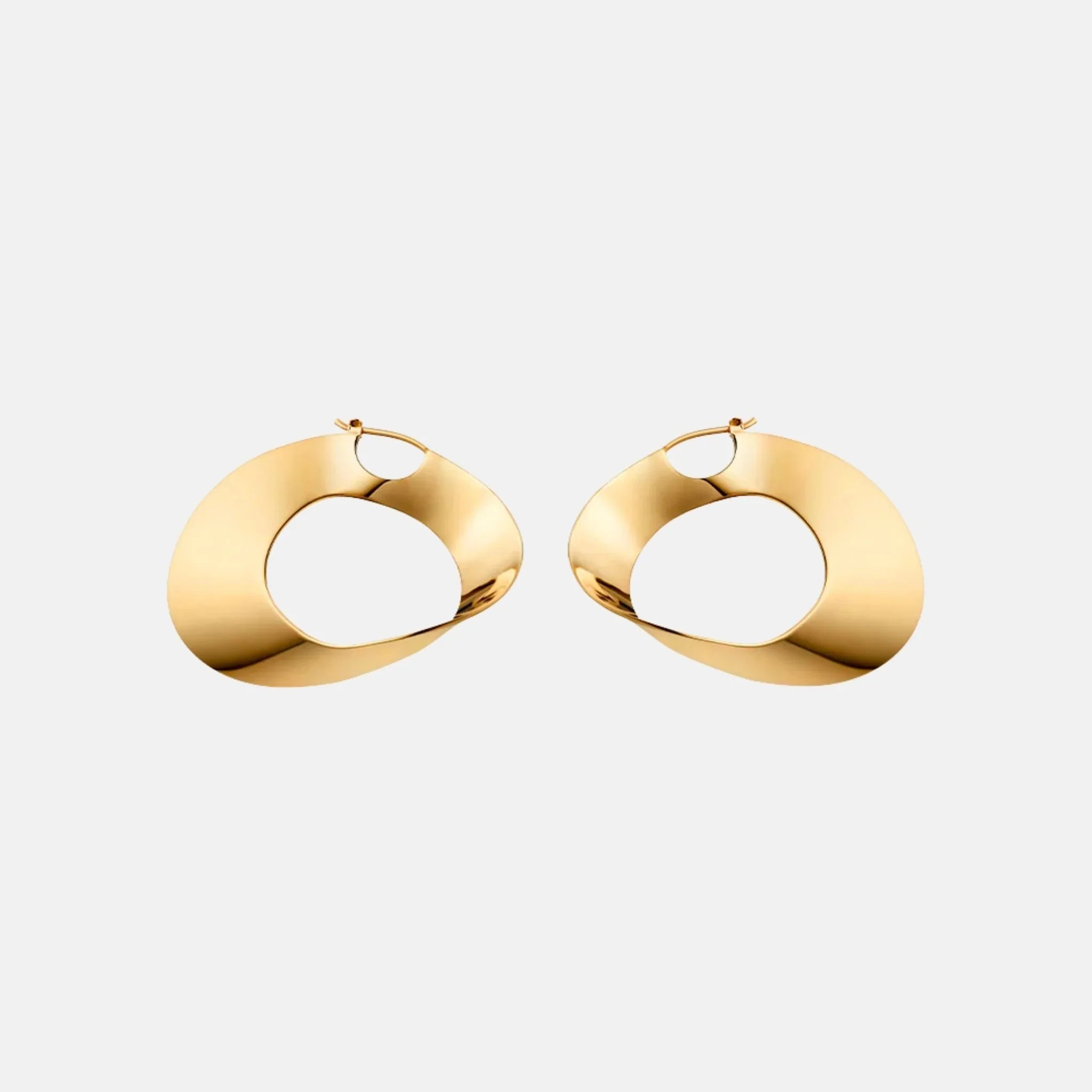 Eole Hoop Earrings 24 Carat Gold Gilded Edition