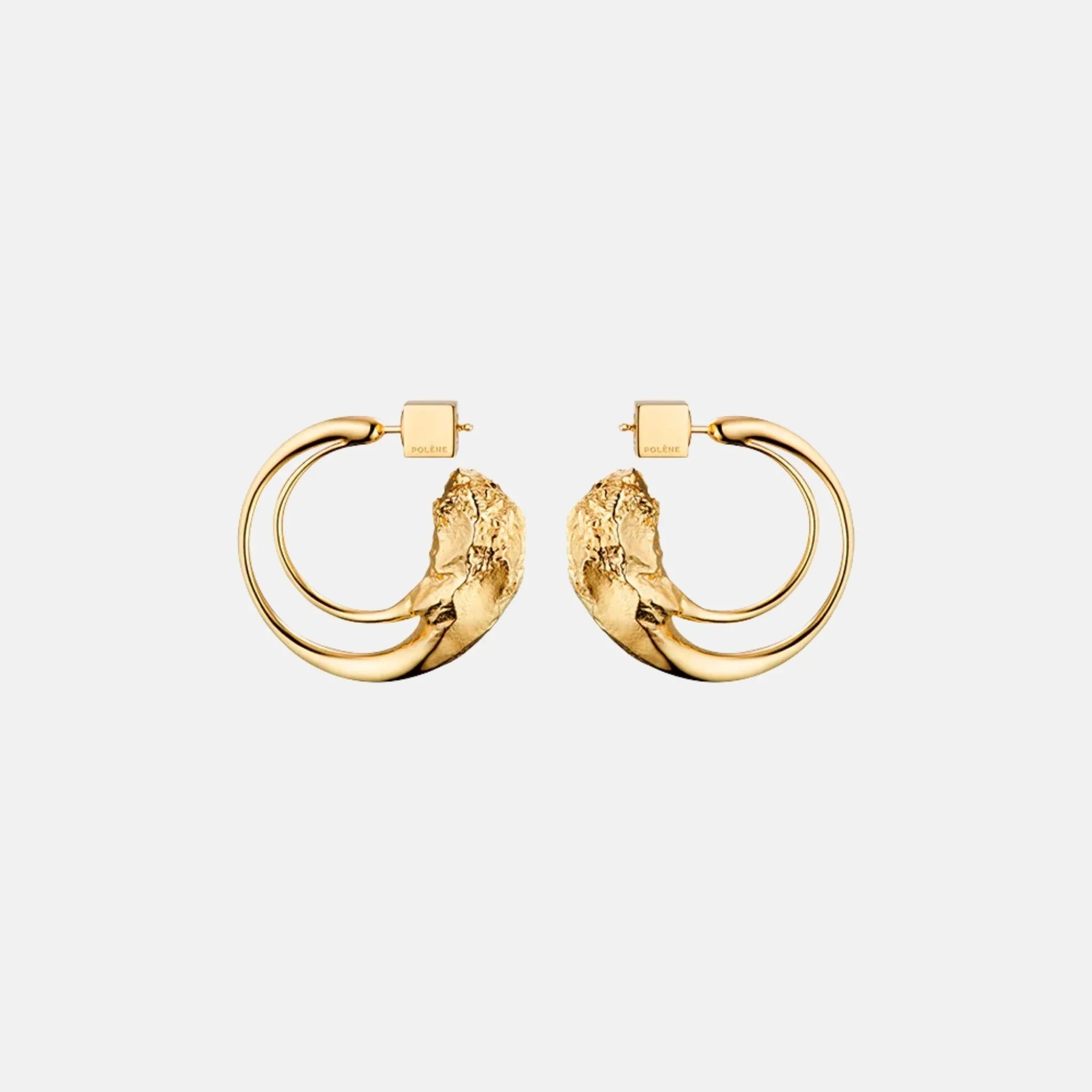 Eroz Hoop Earrings 24 Carat Gold Gilded Edition