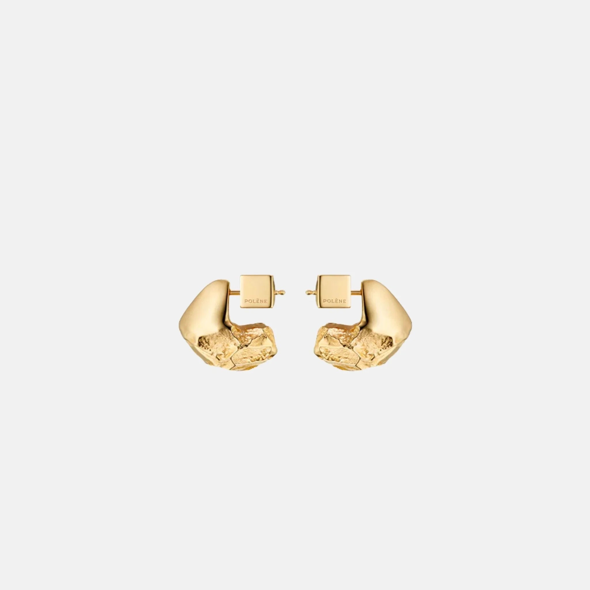 Eroz Stud Earrings 24 Carat Gold Gilded Edition