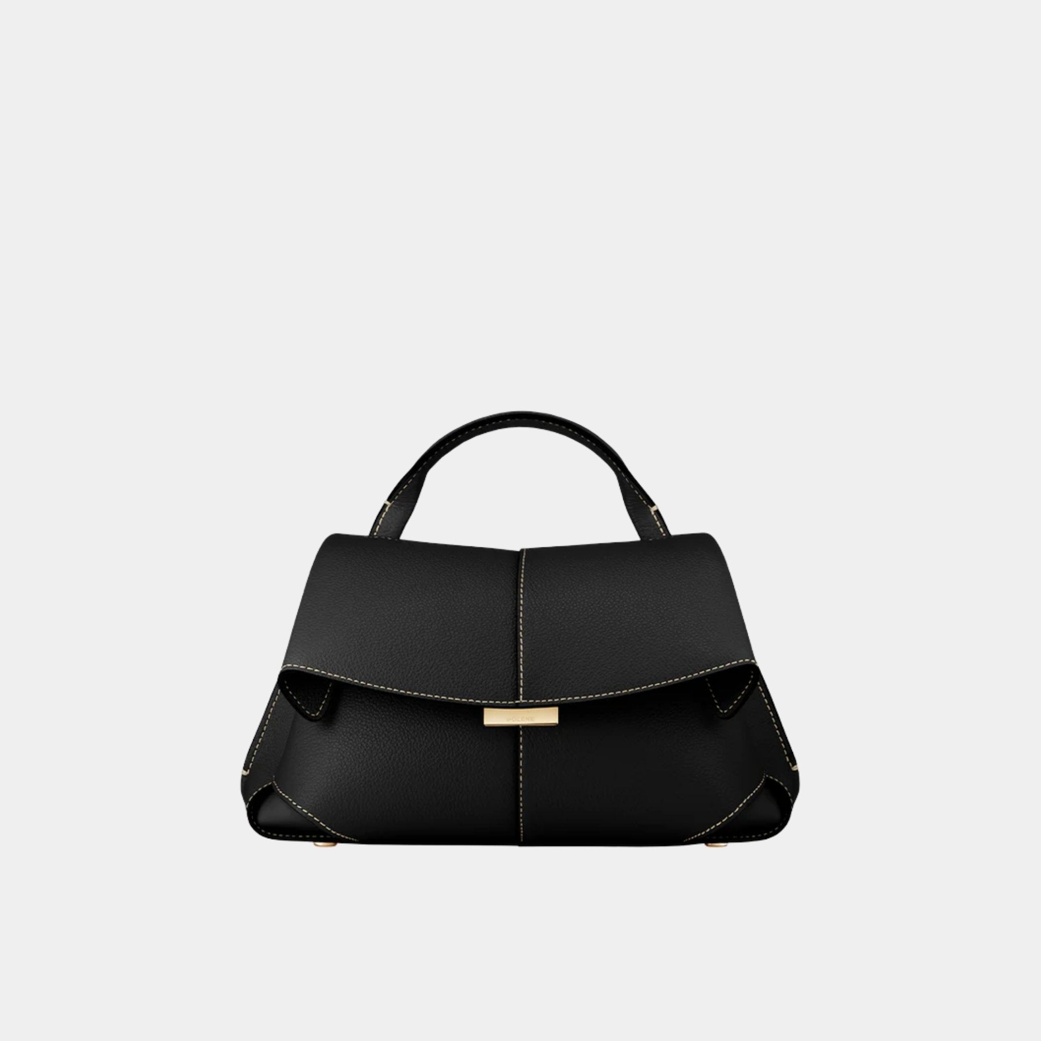 Polene Mokki Mini Handbag, Black