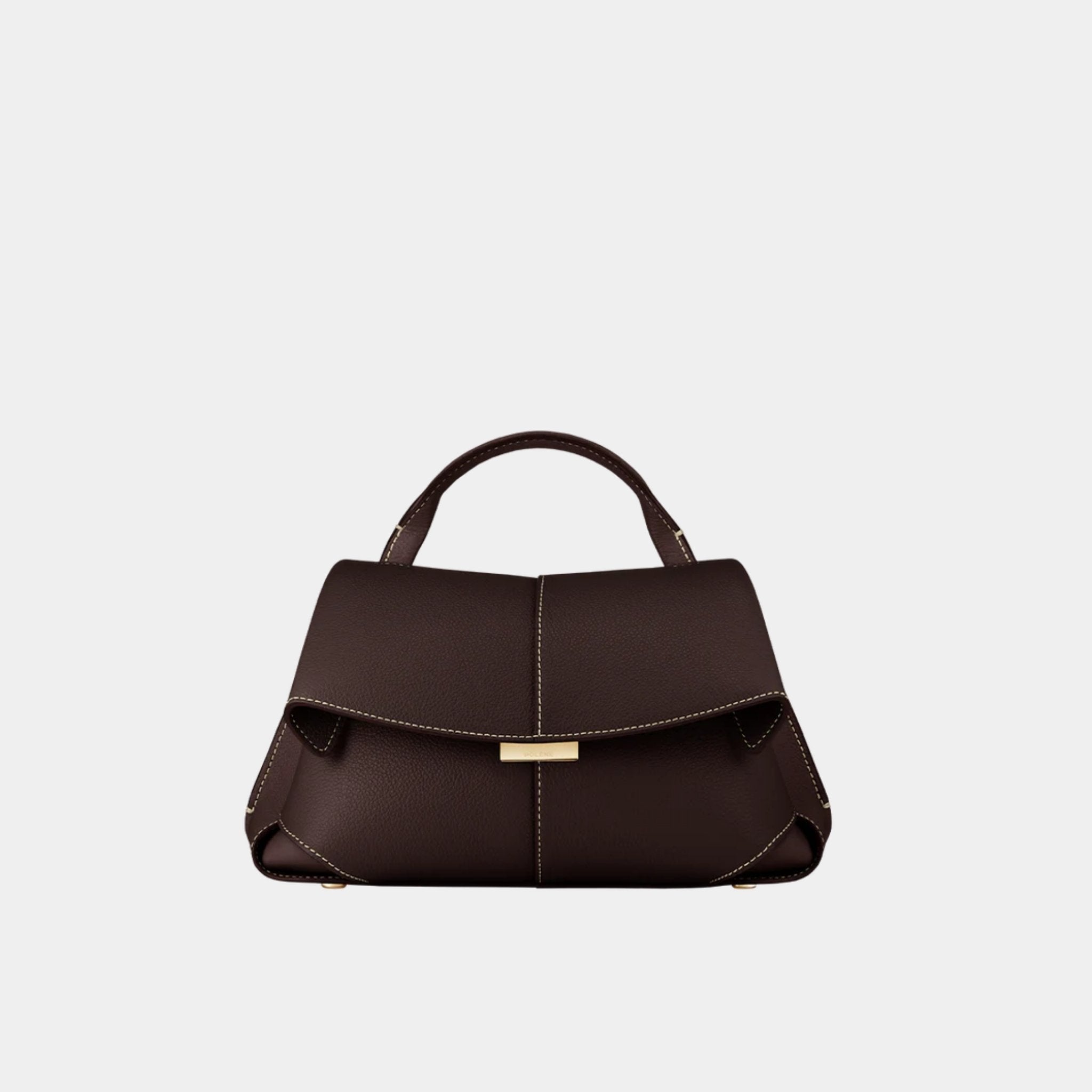 Polene Mokki Mini Handbag, Ebony