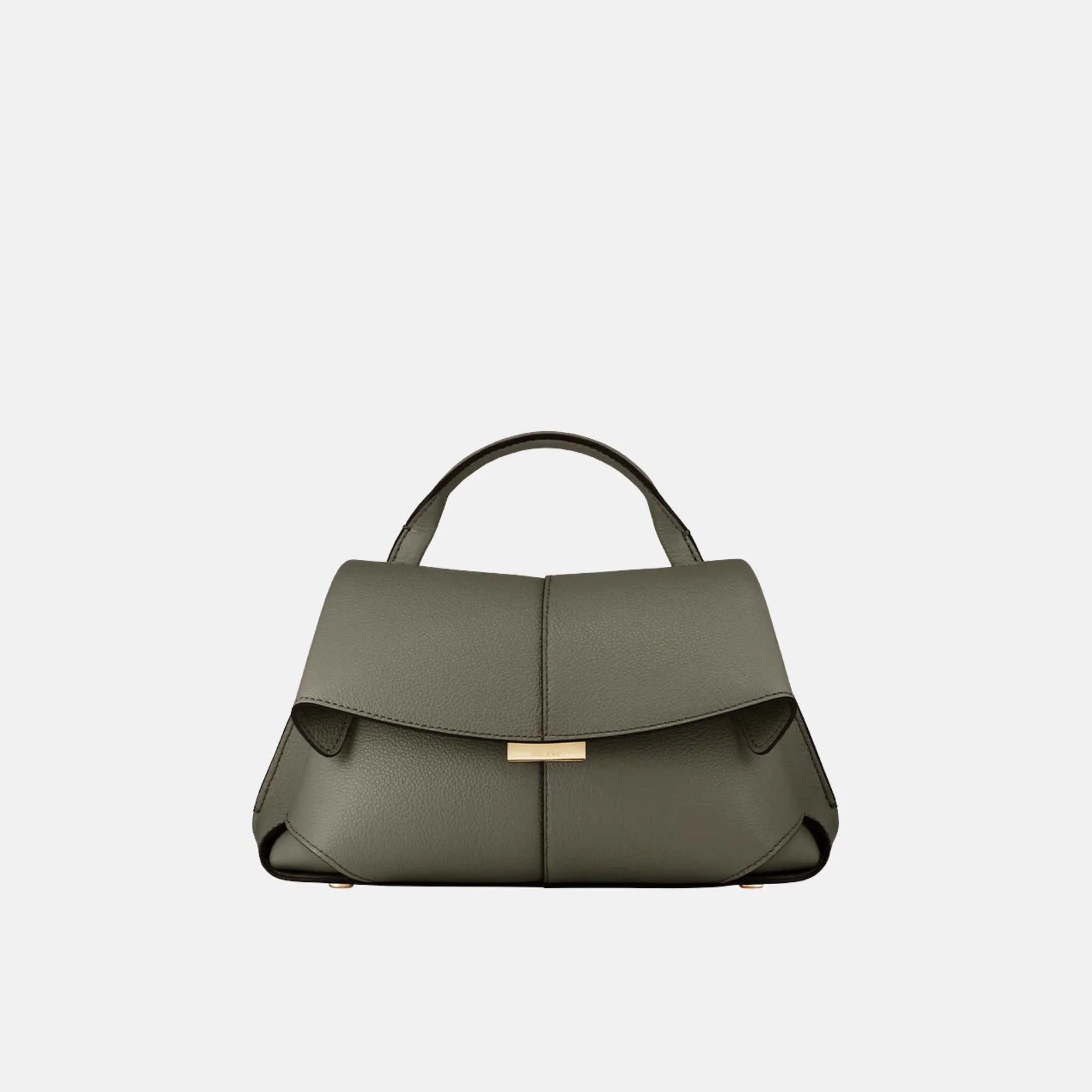 Polene Mokki Mini Handbag, Smoky Green